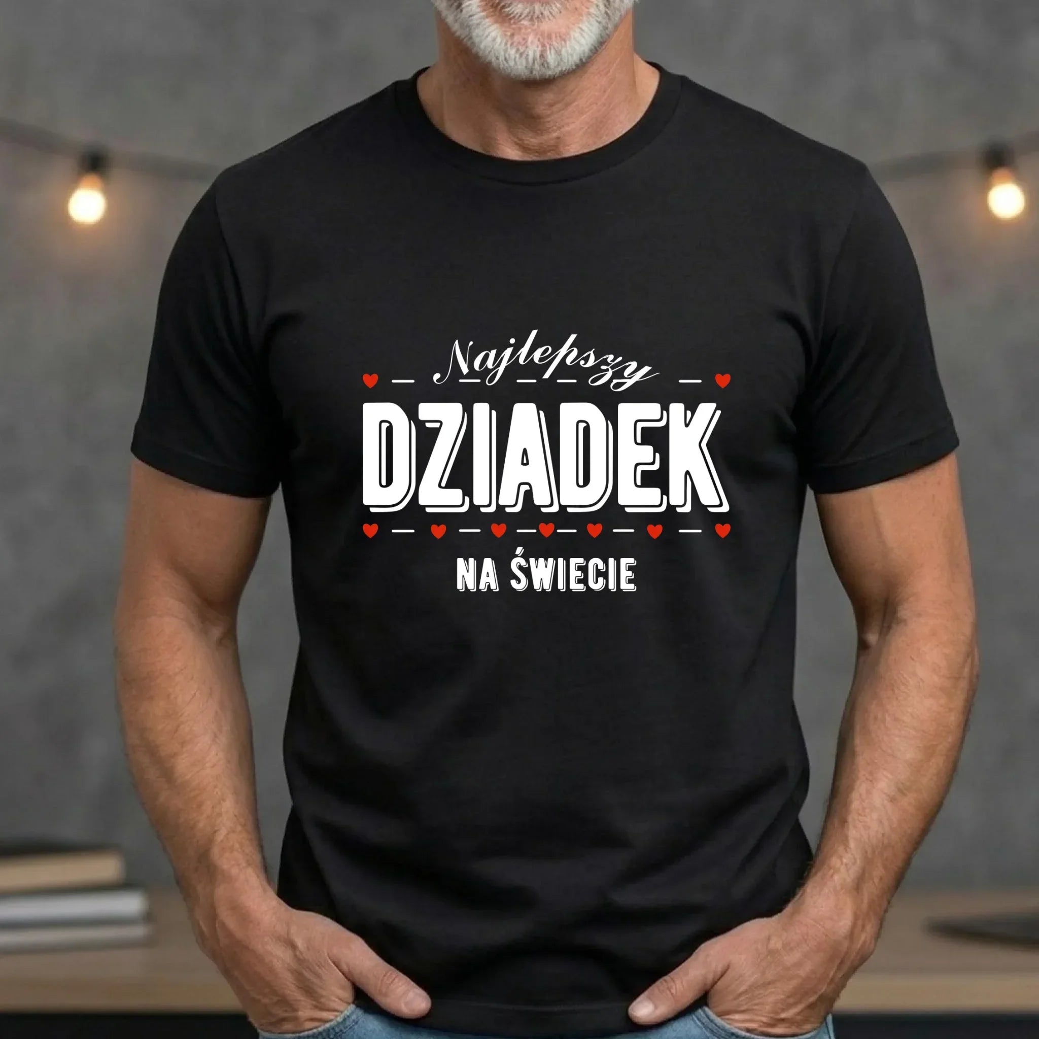 Koszulka dla dziadka - Najlepszy dziadek na świecie D23 - StoryCups.pl