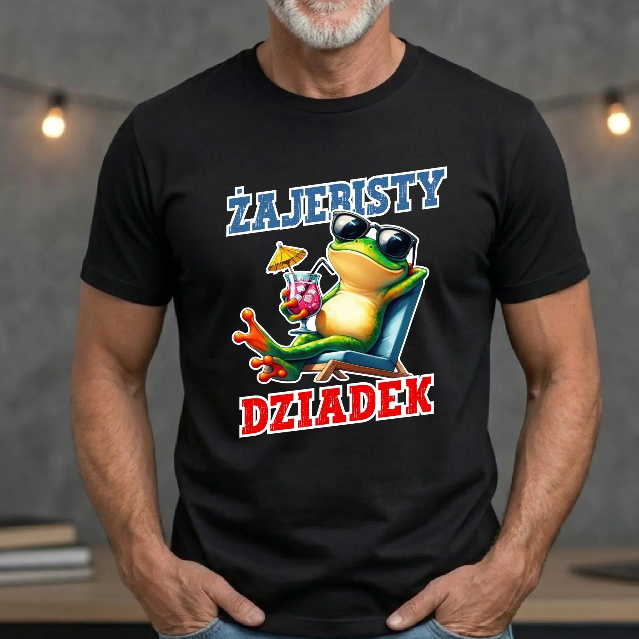 Koszulka dla dziadka - Żajebisty dziadek D27 - StoryCups.pl