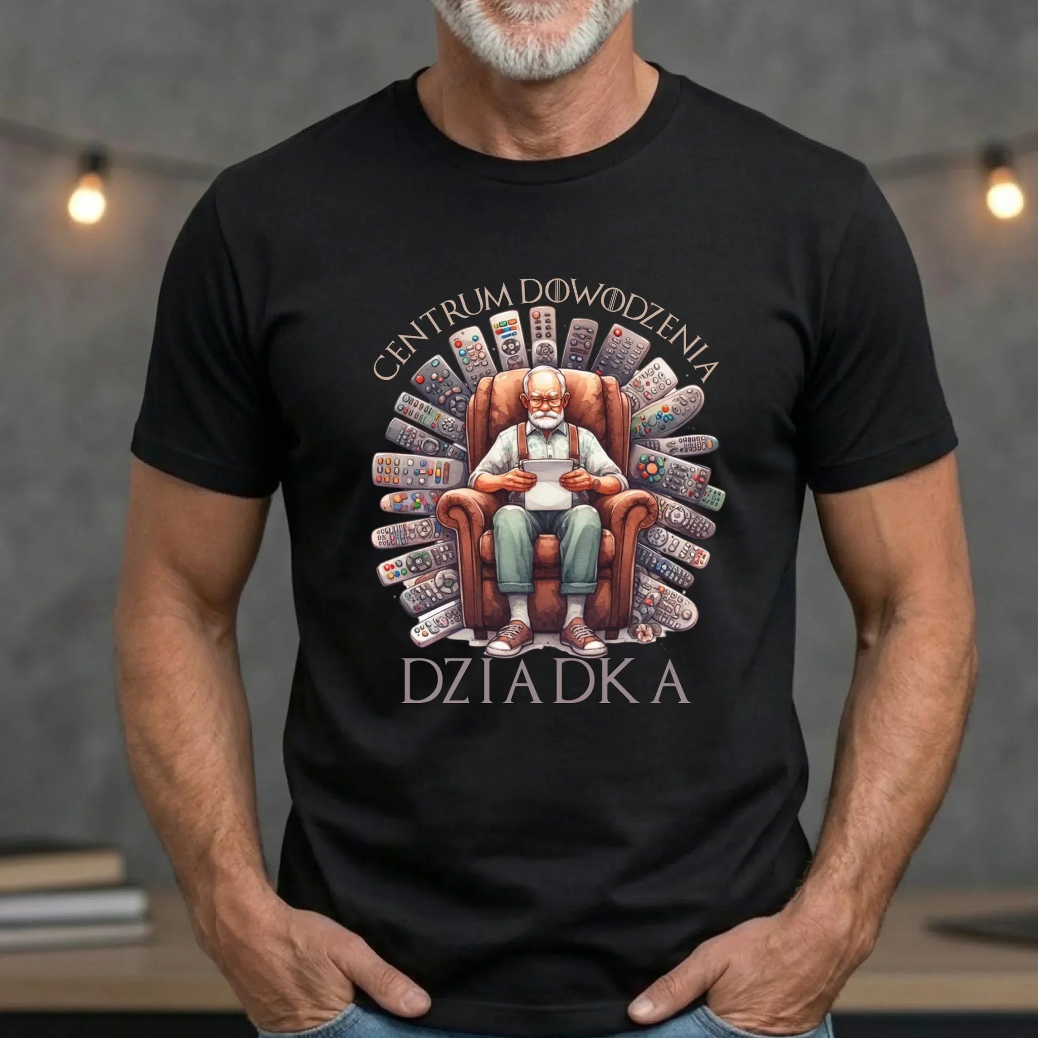 Koszulka dla dziadka - Centrum dowodzenia D28 - StoryCups.pl