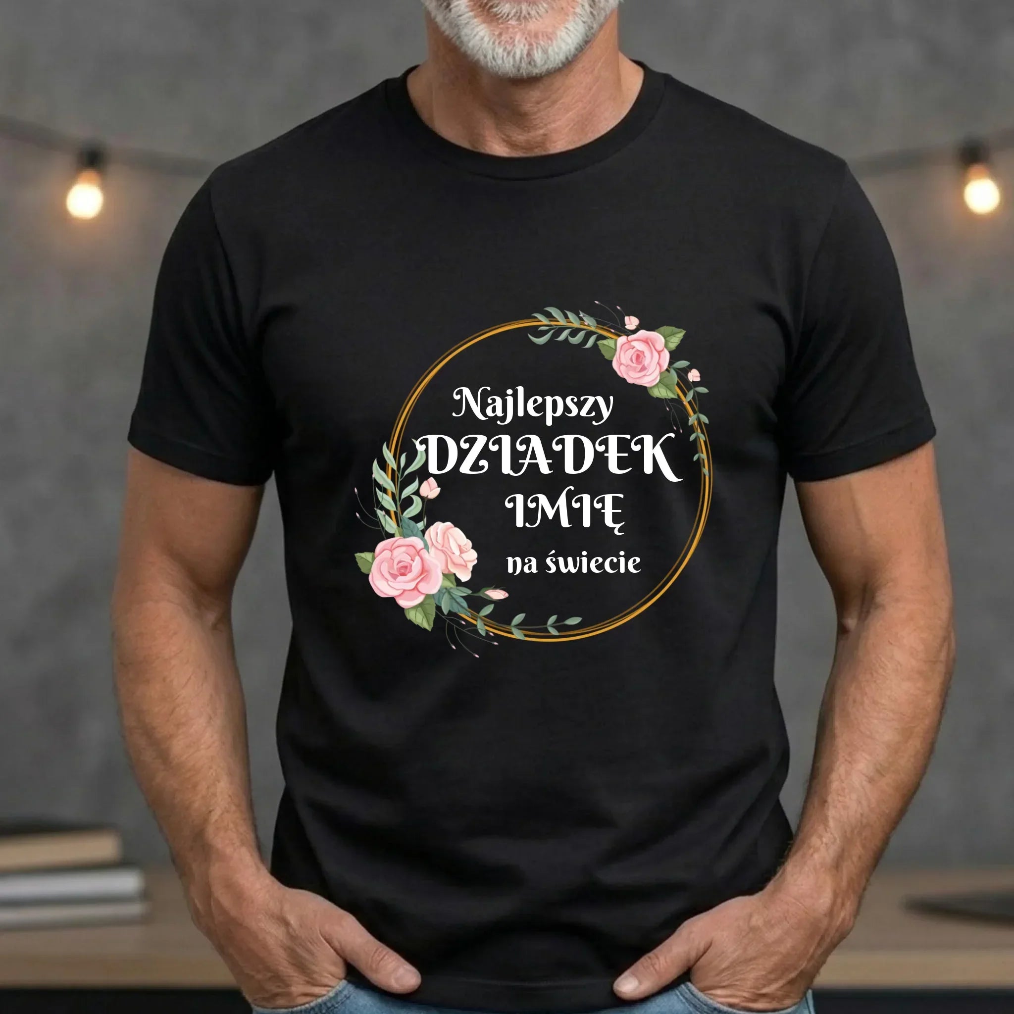 Koszulka dla dziadka - Najlepszy dziadek na Świecie - personalizowana D04 - StoryCups.pl