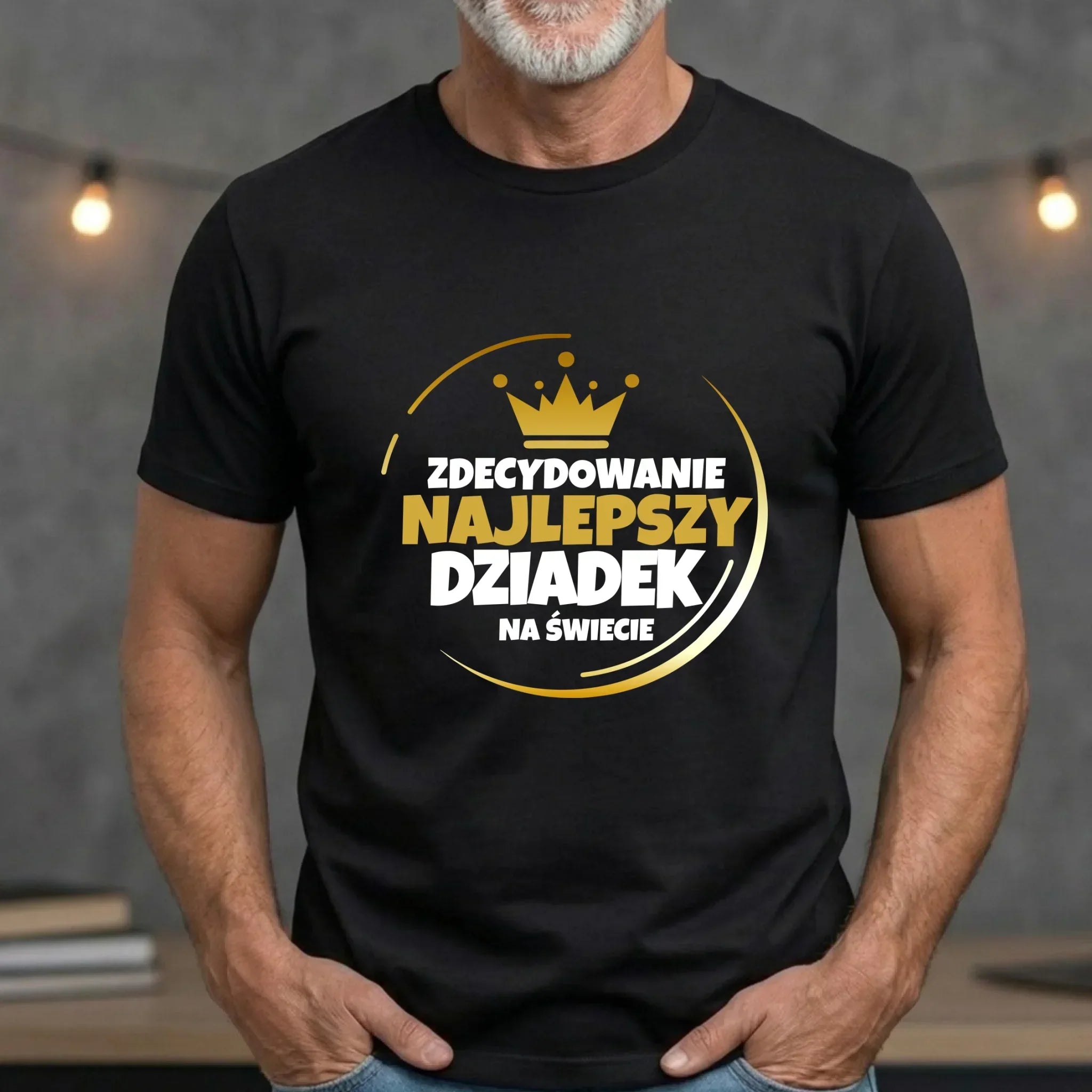 Koszulka dla dziadka - Zdecydowanie najlepszy dziadek D32 - StoryCups.pl