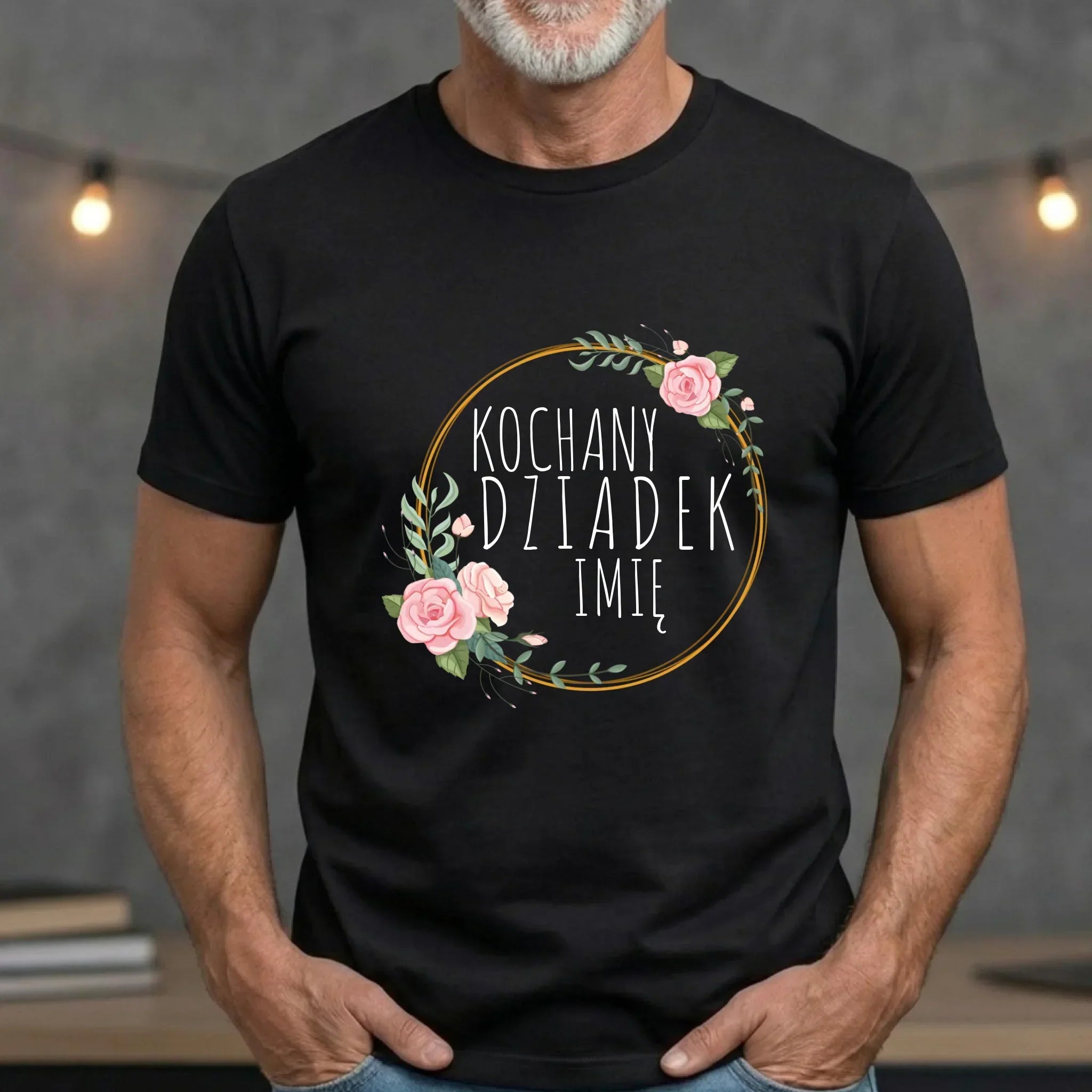 Koszulka dla dziadka - Kochany Dziadek - personalizowana D10 - StoryCups.pl