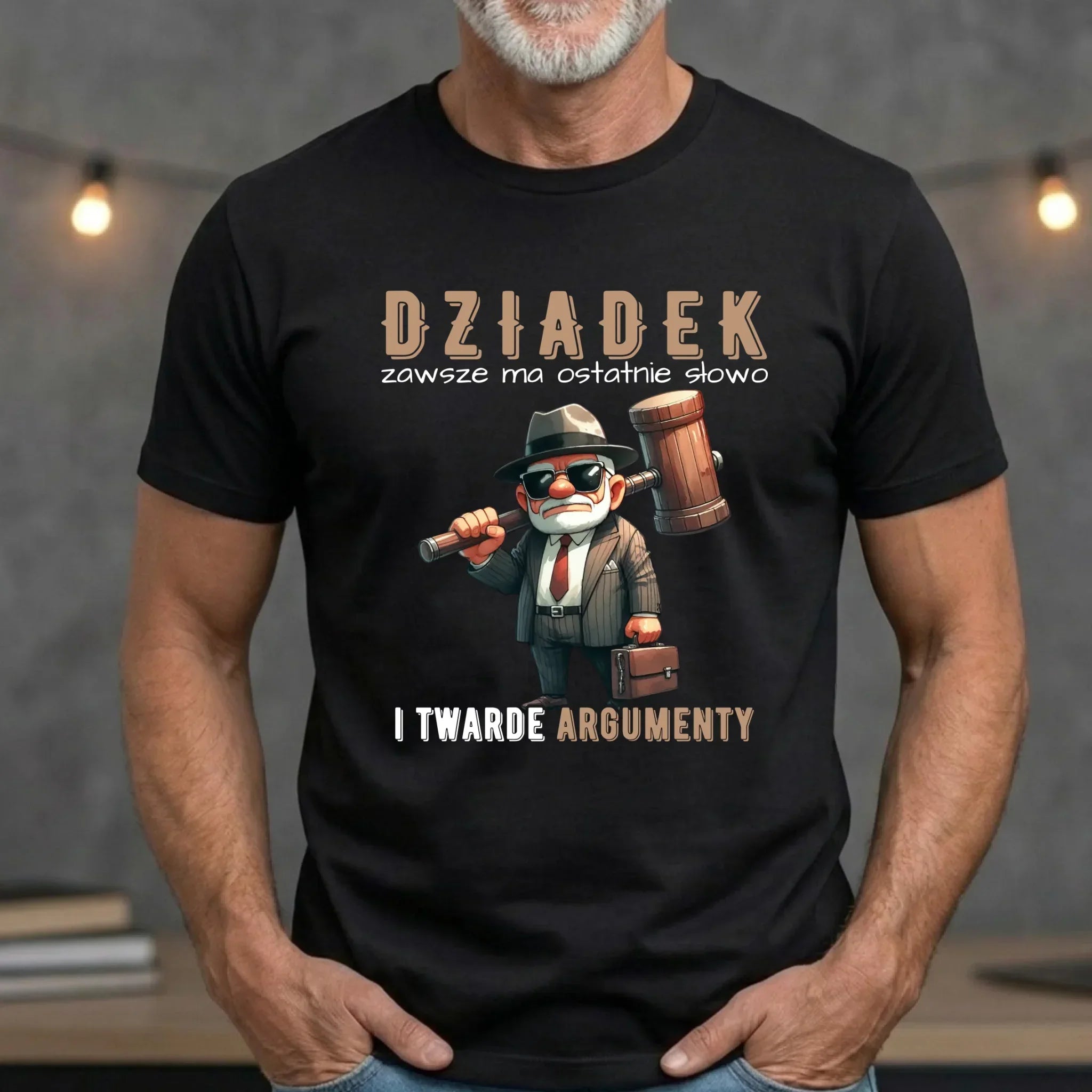 Koszulka dla dziadka - Dziadek zawsze ma ostatnie słowo D40 - StoryCups.pl