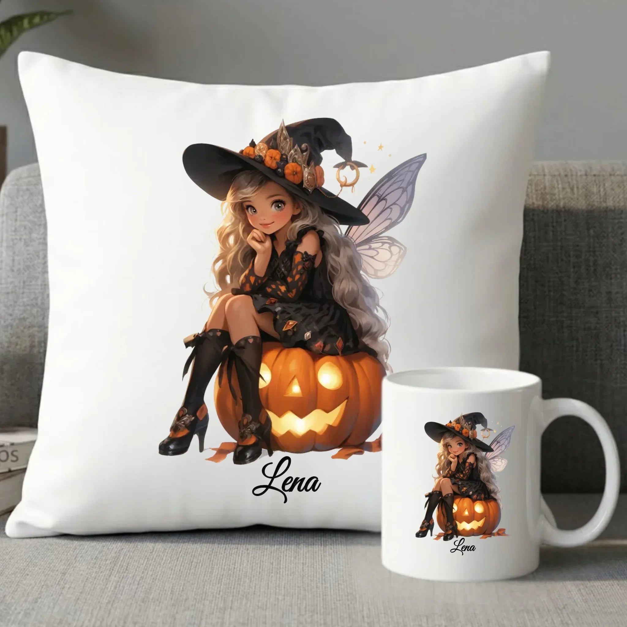 Zestaw na Halloween - Wróżka - wybierz postać - personalizowany HL02 - StoryCups.pl