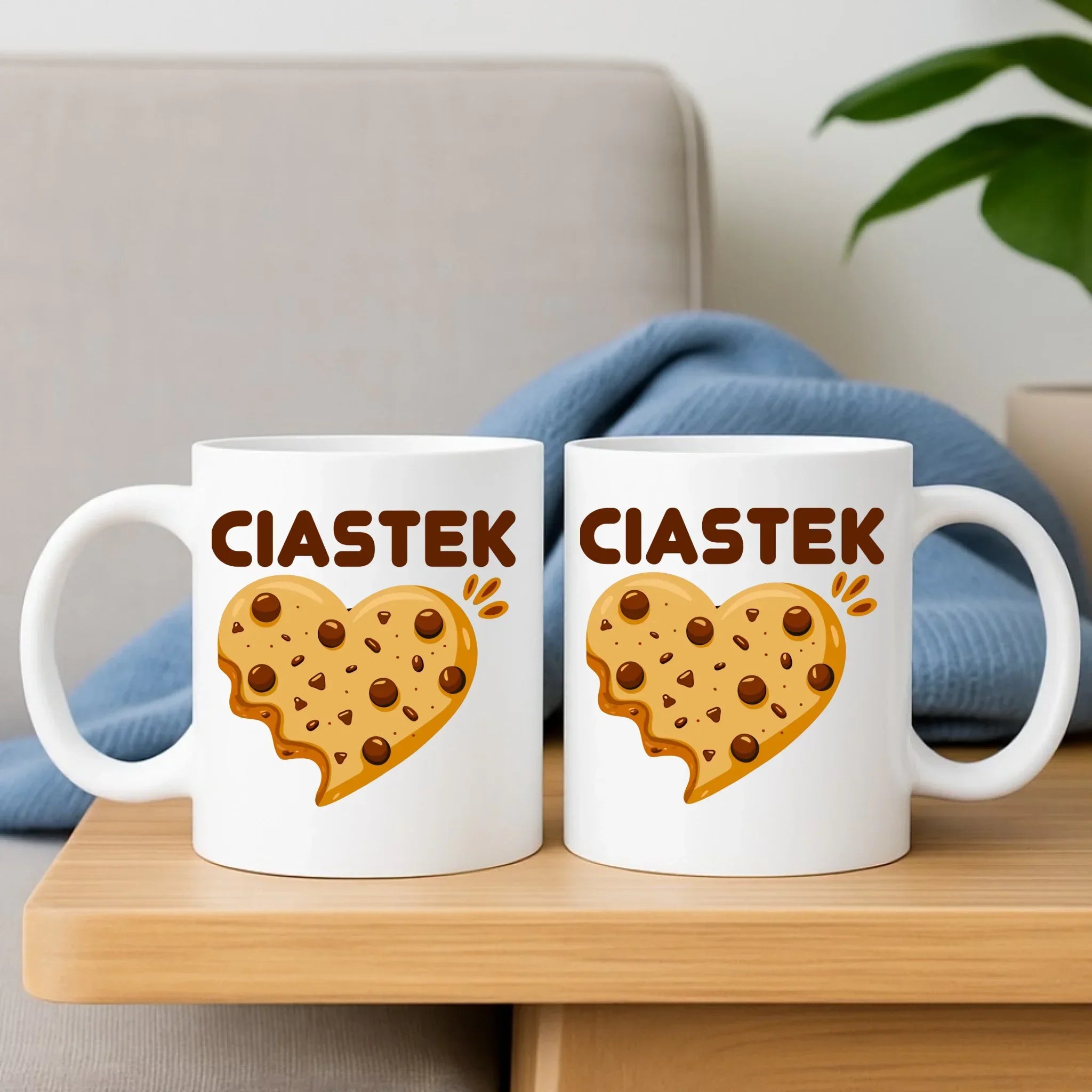 Zestaw poduszka i kubek dla niego - Ciastek W54 - StoryCups.pl