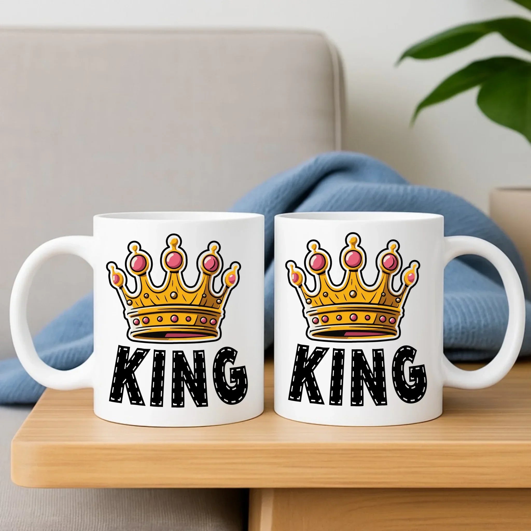 Zestaw poduszka i kubek dla niego - King W41 - StoryCups.pl