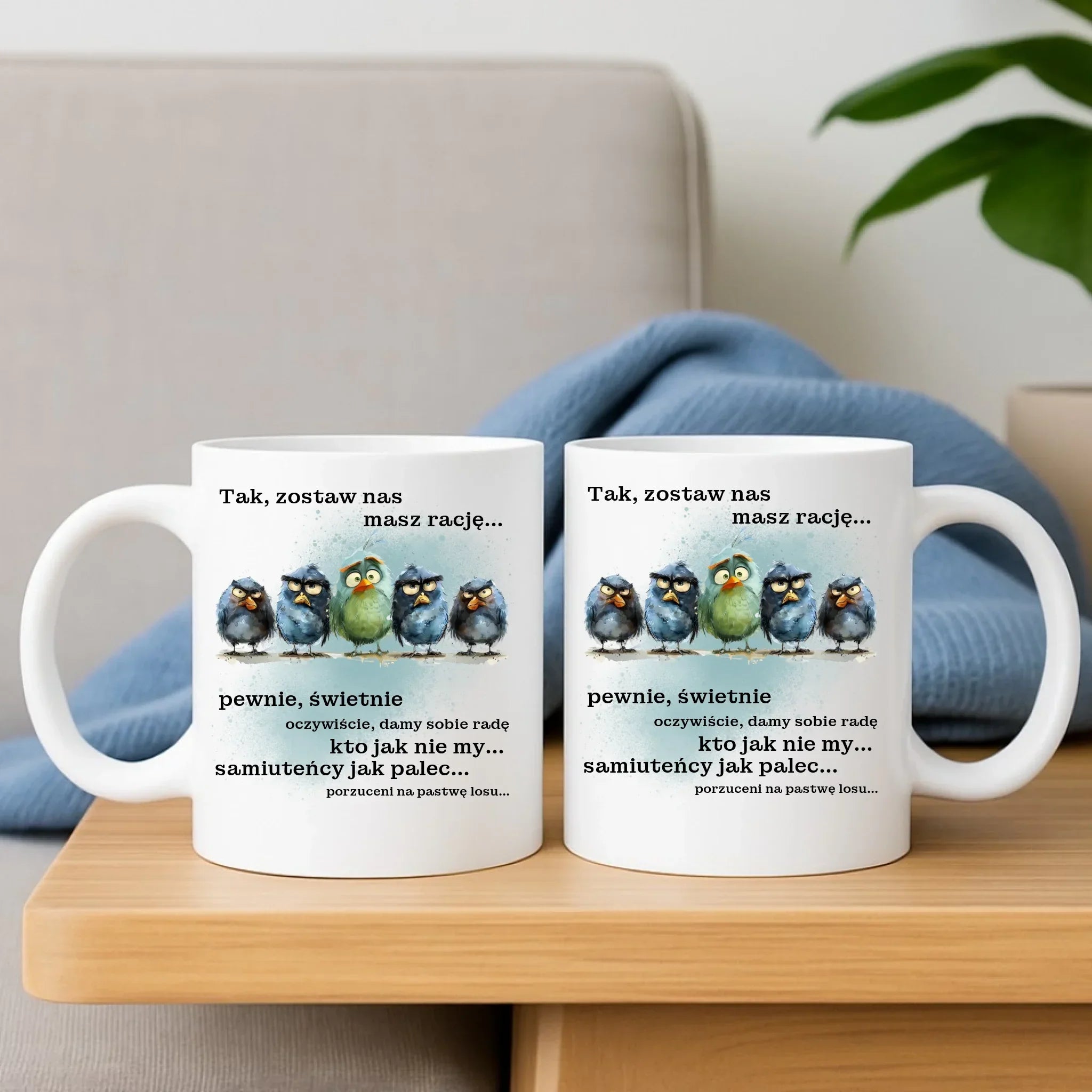 Zestaw poduszka i kubek na odejście z pracy - Tak, zostaw nas OP06 - StoryCups.pl