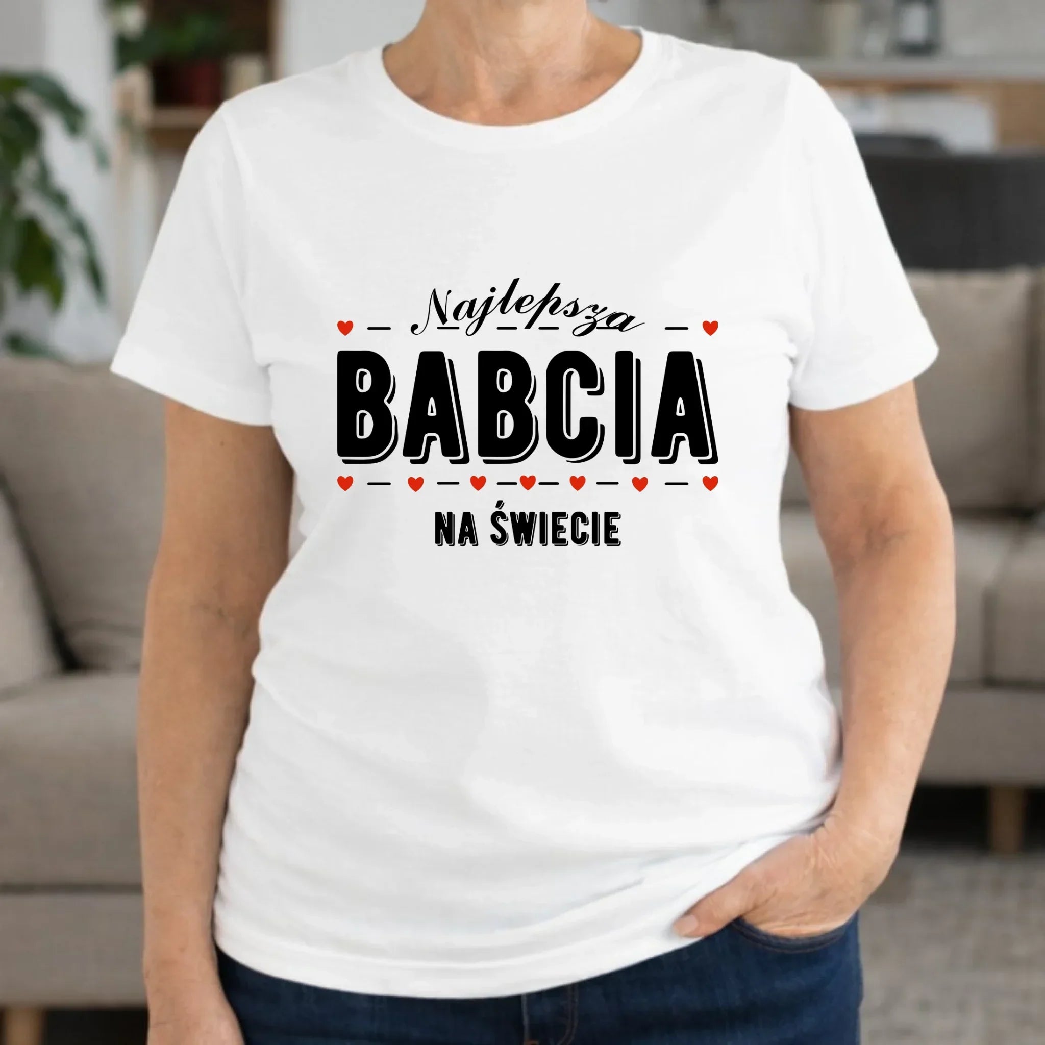Koszulka dla babci - Najlepsza babcia na świecie B23 - StoryCups.pl