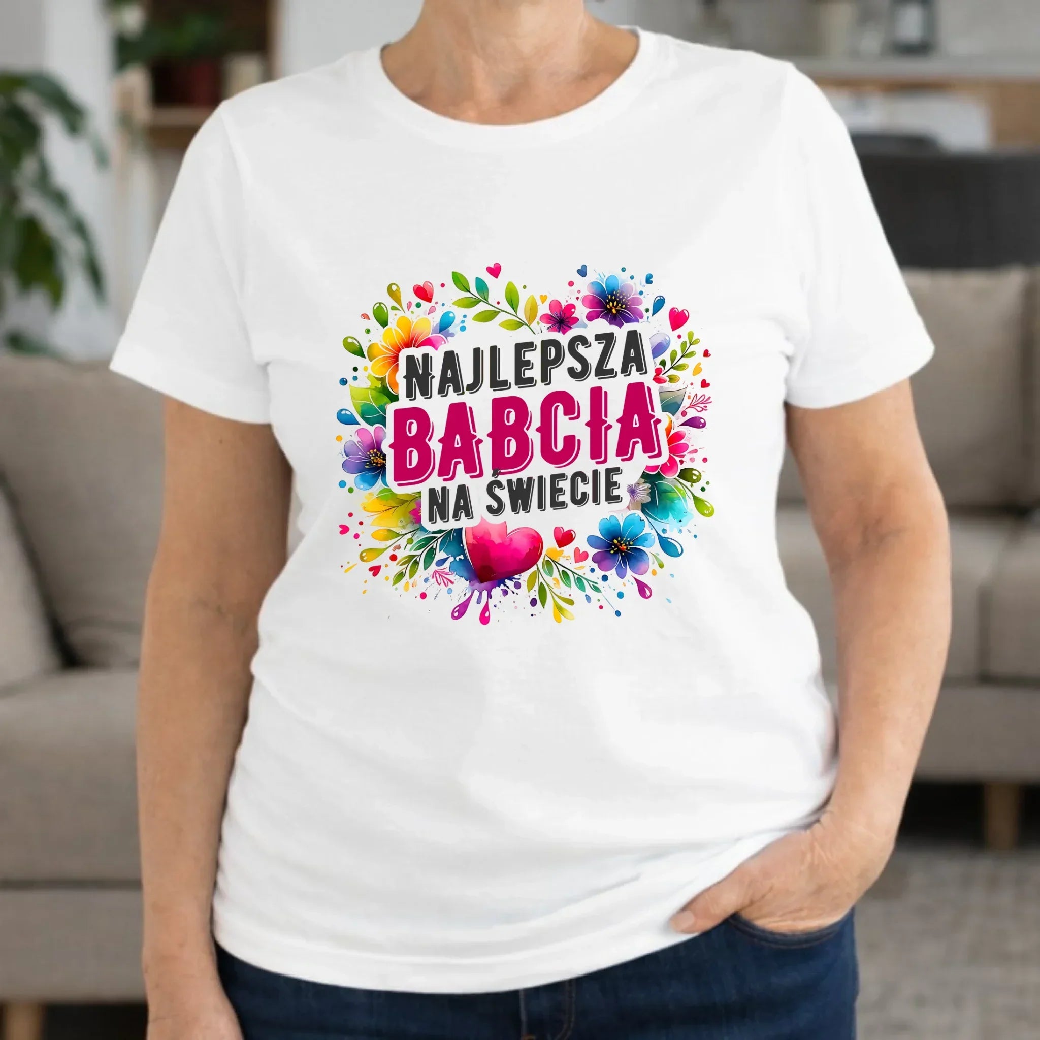 Koszulka dla babci - Najlepsza Babcia na świecie B07 - StoryCups.pl