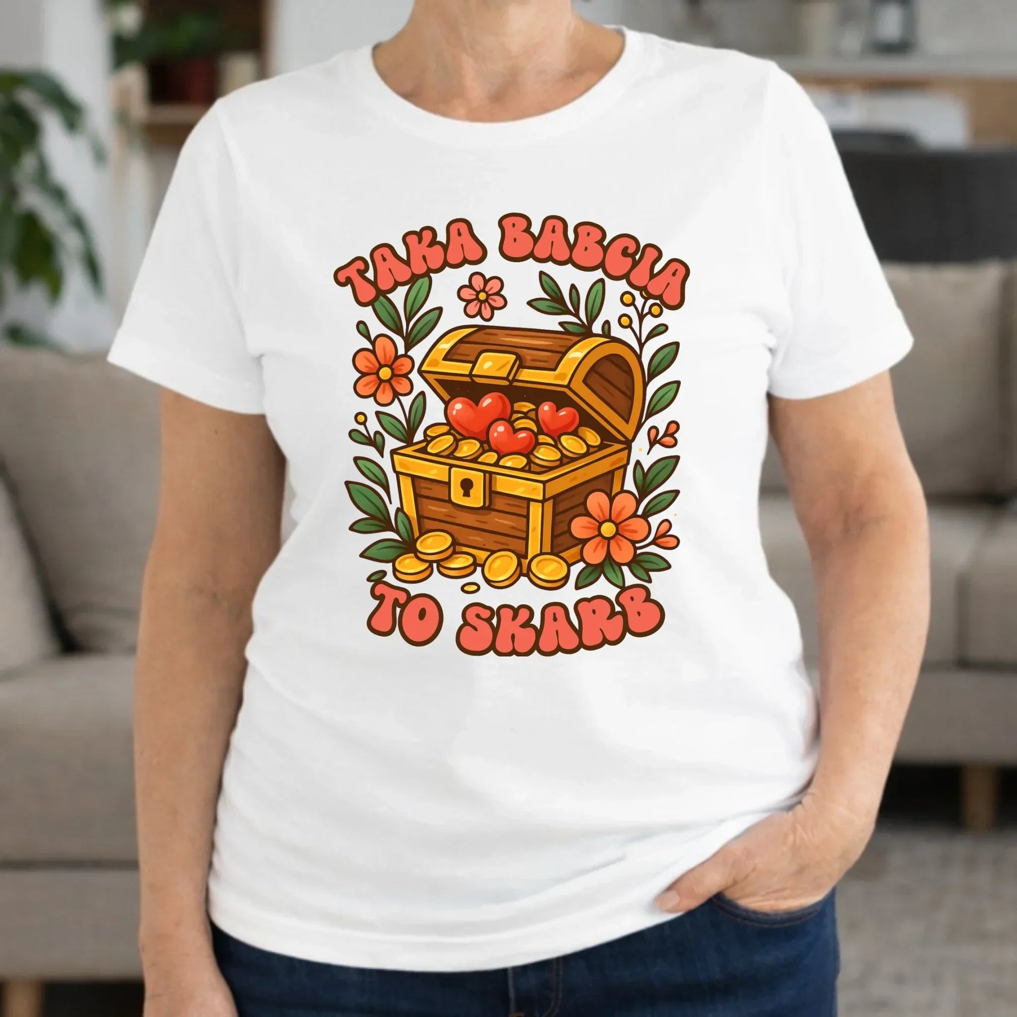 Koszulka dla babci - Taka Babcia to skarb B19 - StoryCups.pl