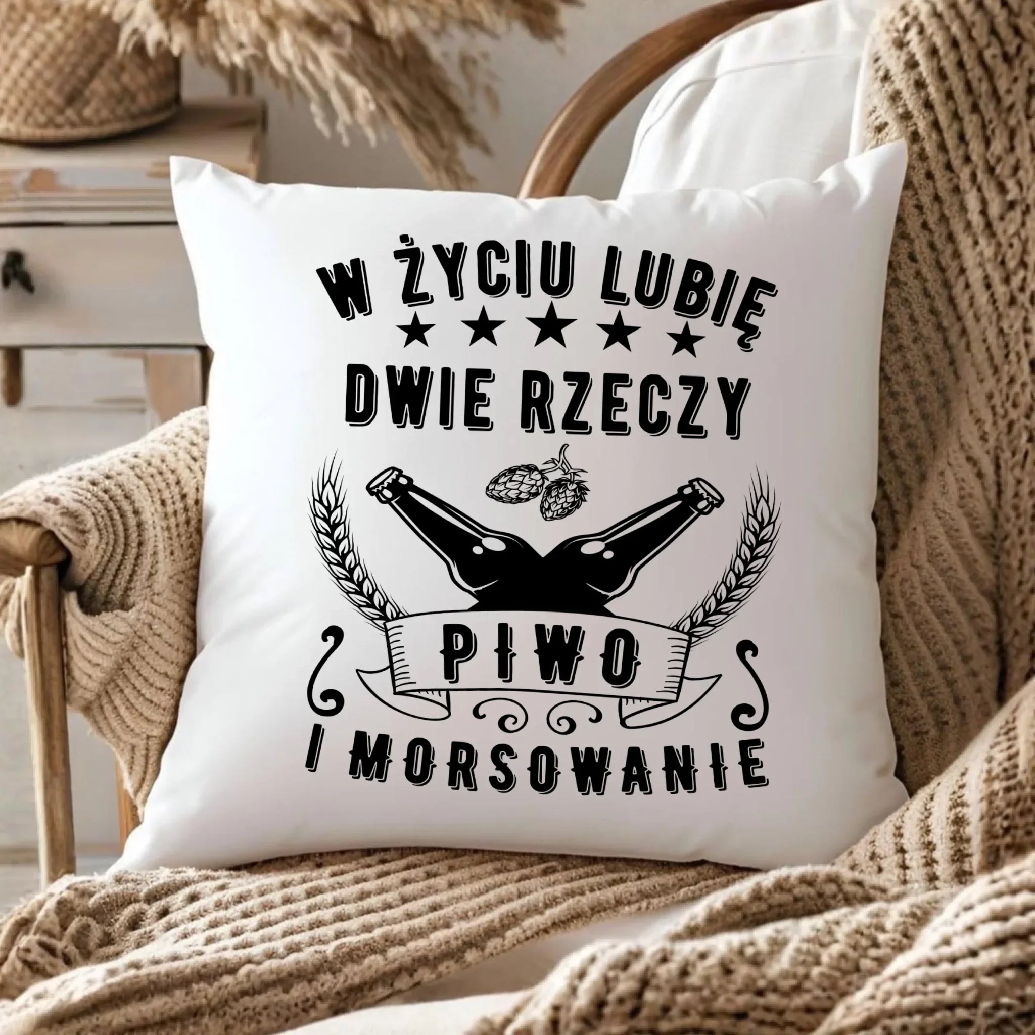 Poduszka - prezent dla morsa - Piwo i morsowanie - Mors HM09 - StoryCups.pl