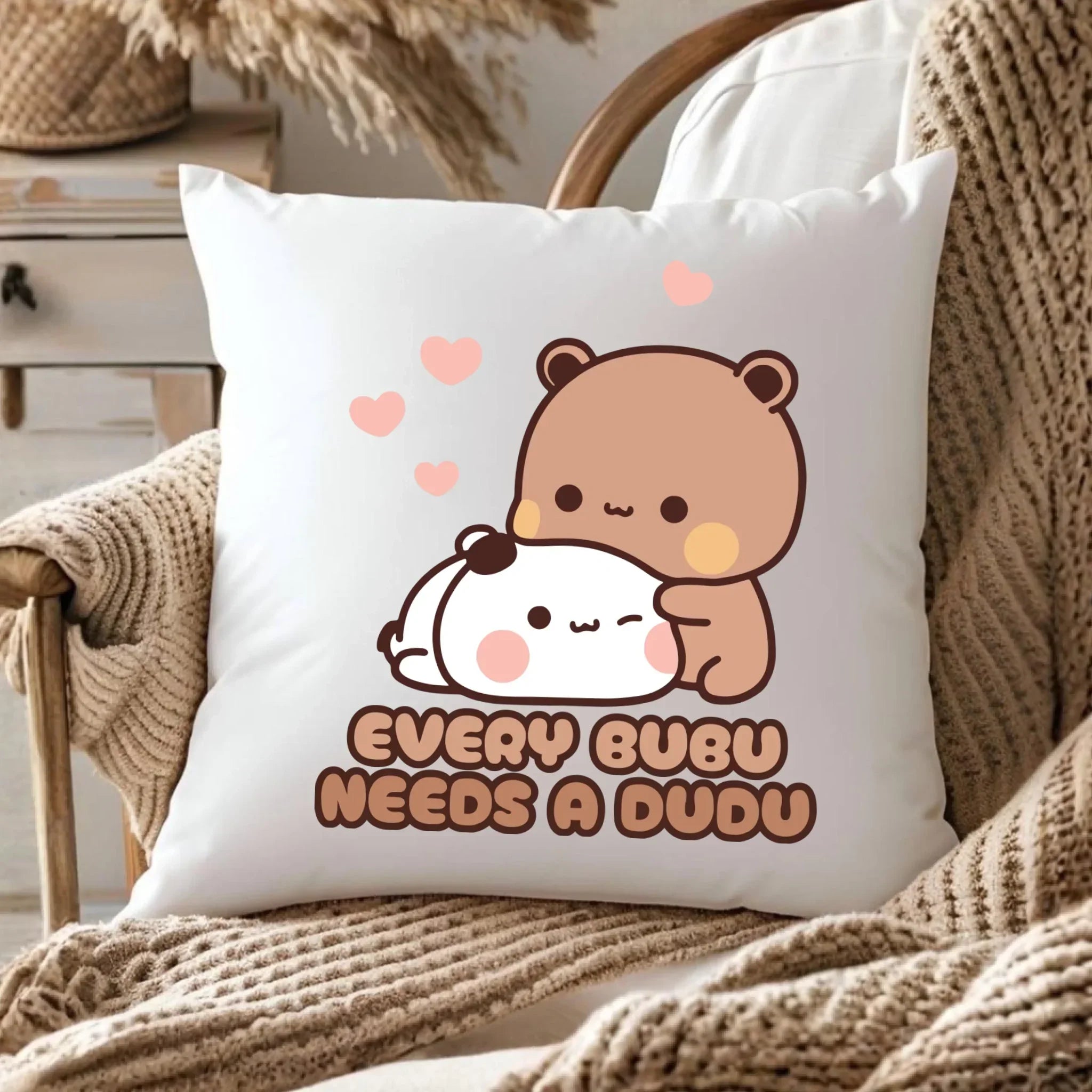 Poduszka dla par - Every Bubu needs a Dudu W33 - StoryCups.pl