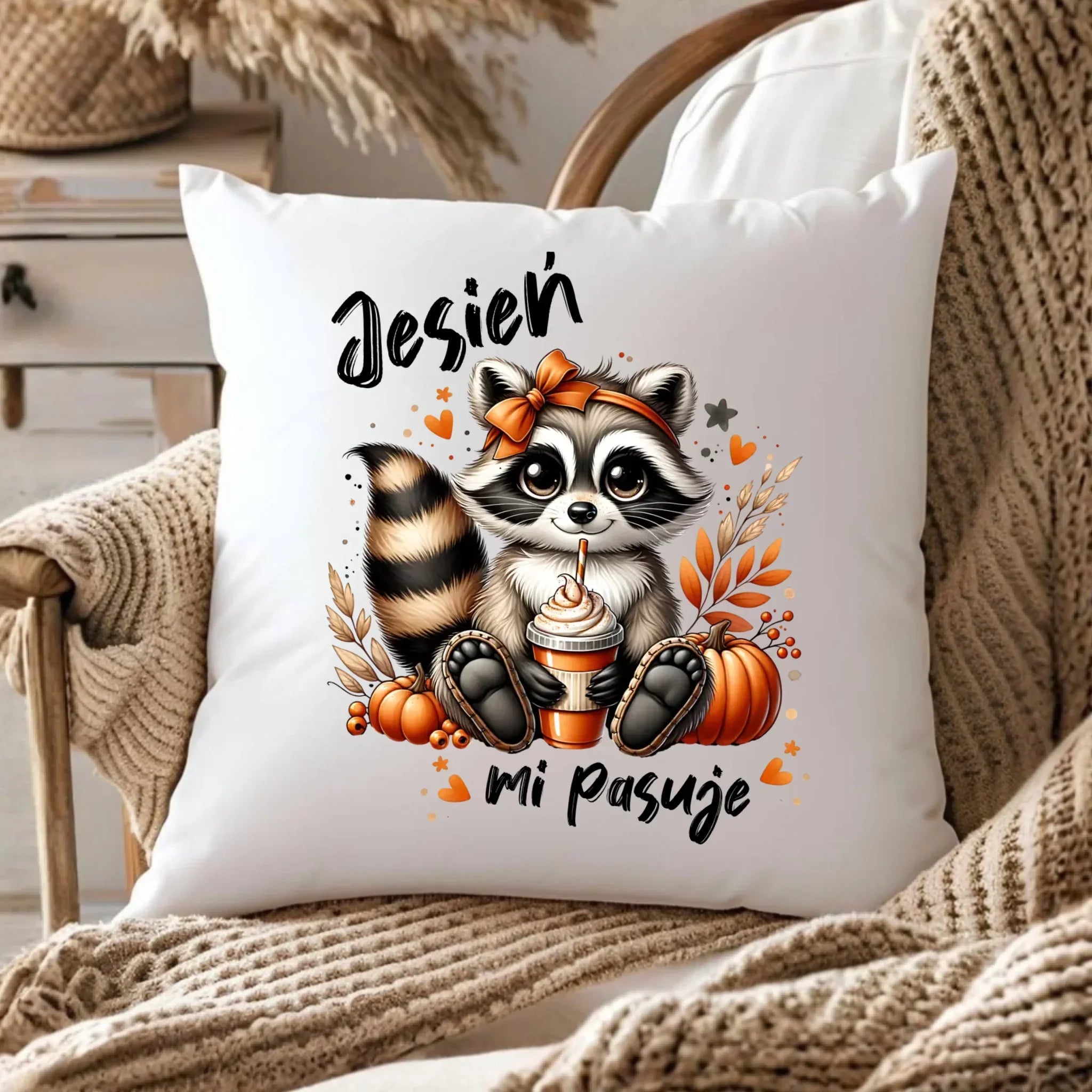 Poduszka jesienna - Jesień mi pasuje JS25 - StoryCups.pl