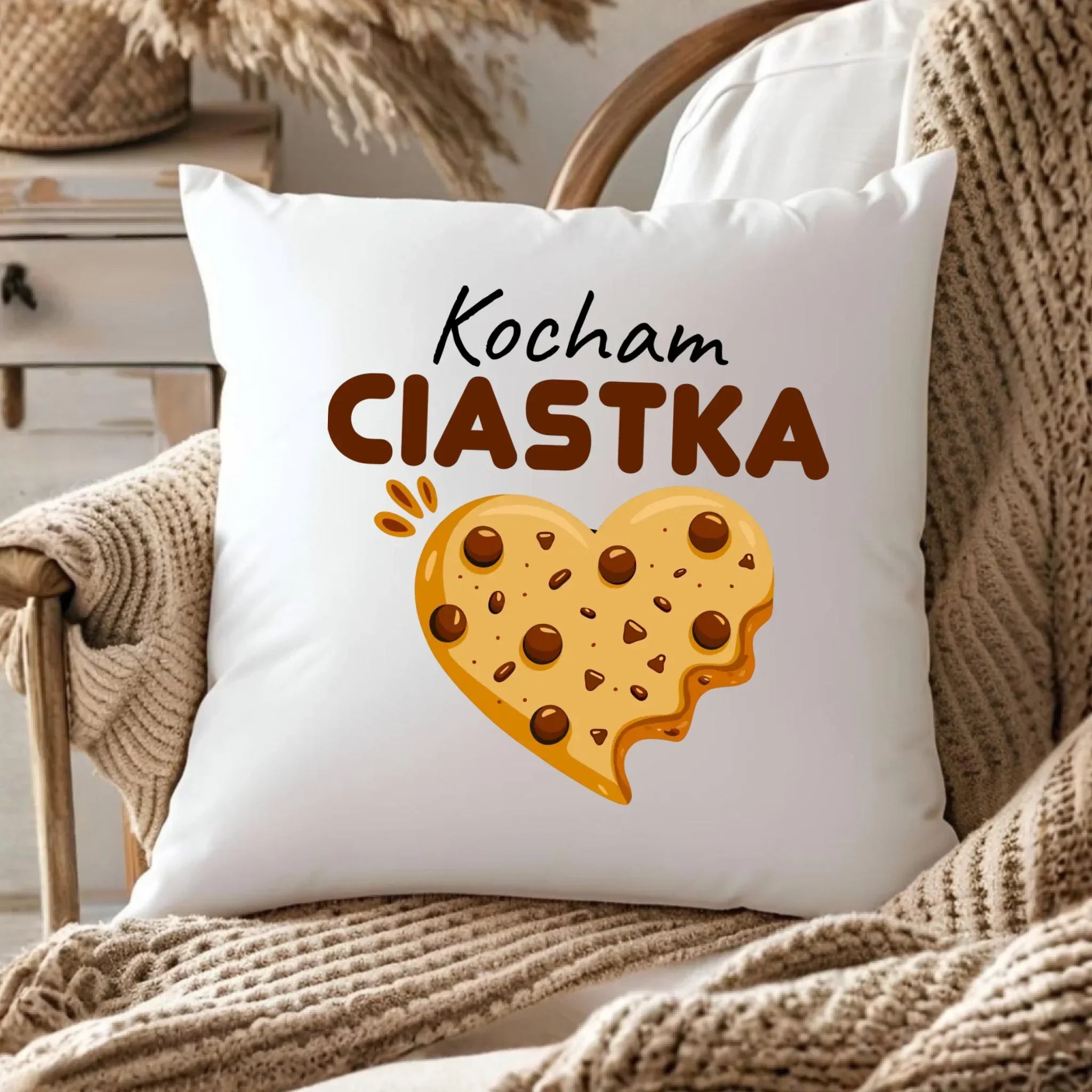 Poduszka dla niej - Kocham Ciastka W53 - StoryCups.pl