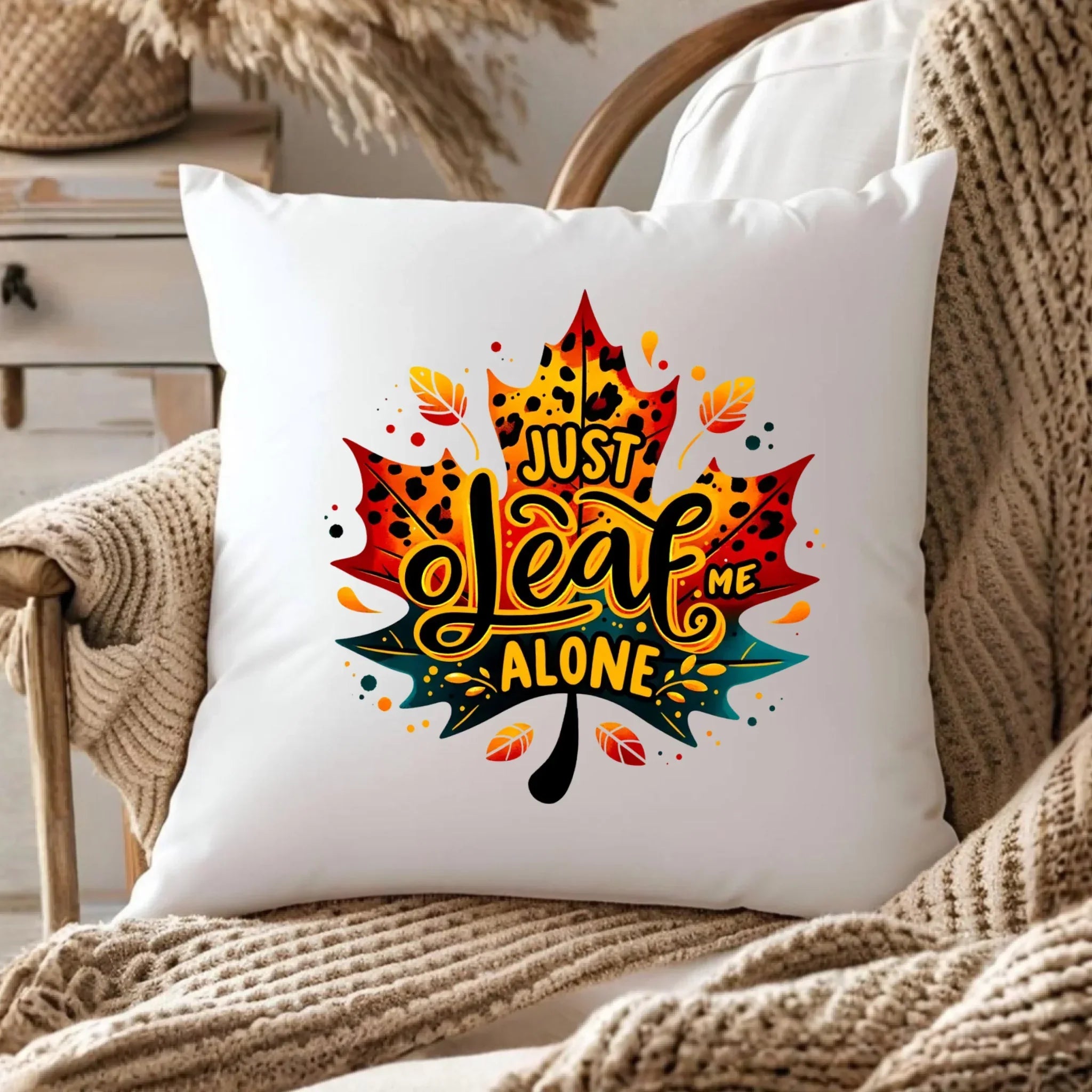 Poduszka jesienna - Just leaf me alone JS22 - StoryCups.pl