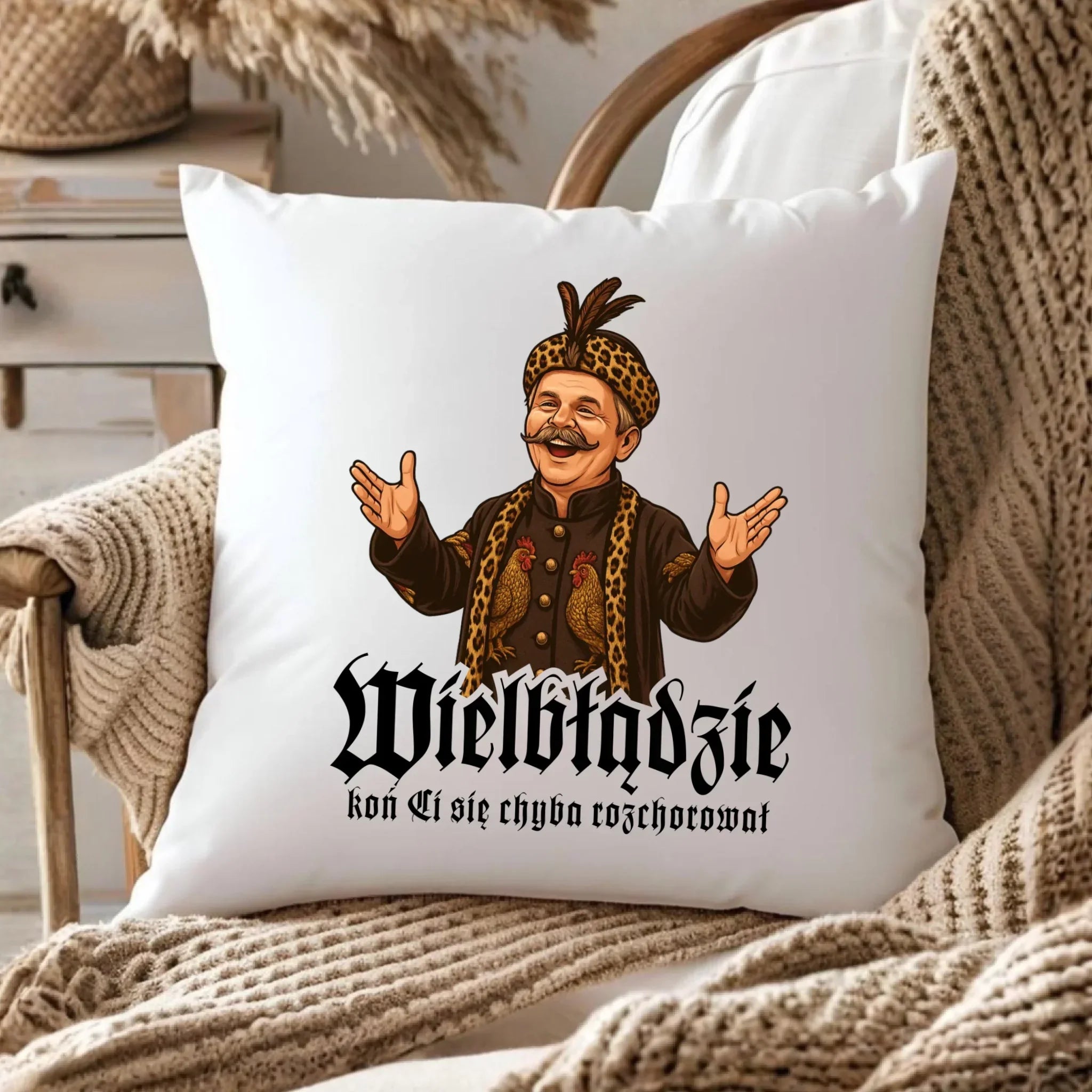 Poduszka - Wielbłądzie, koń Ci się chyba rozchorował - dla fanów serialu 1670 H61 - StoryCups.pl