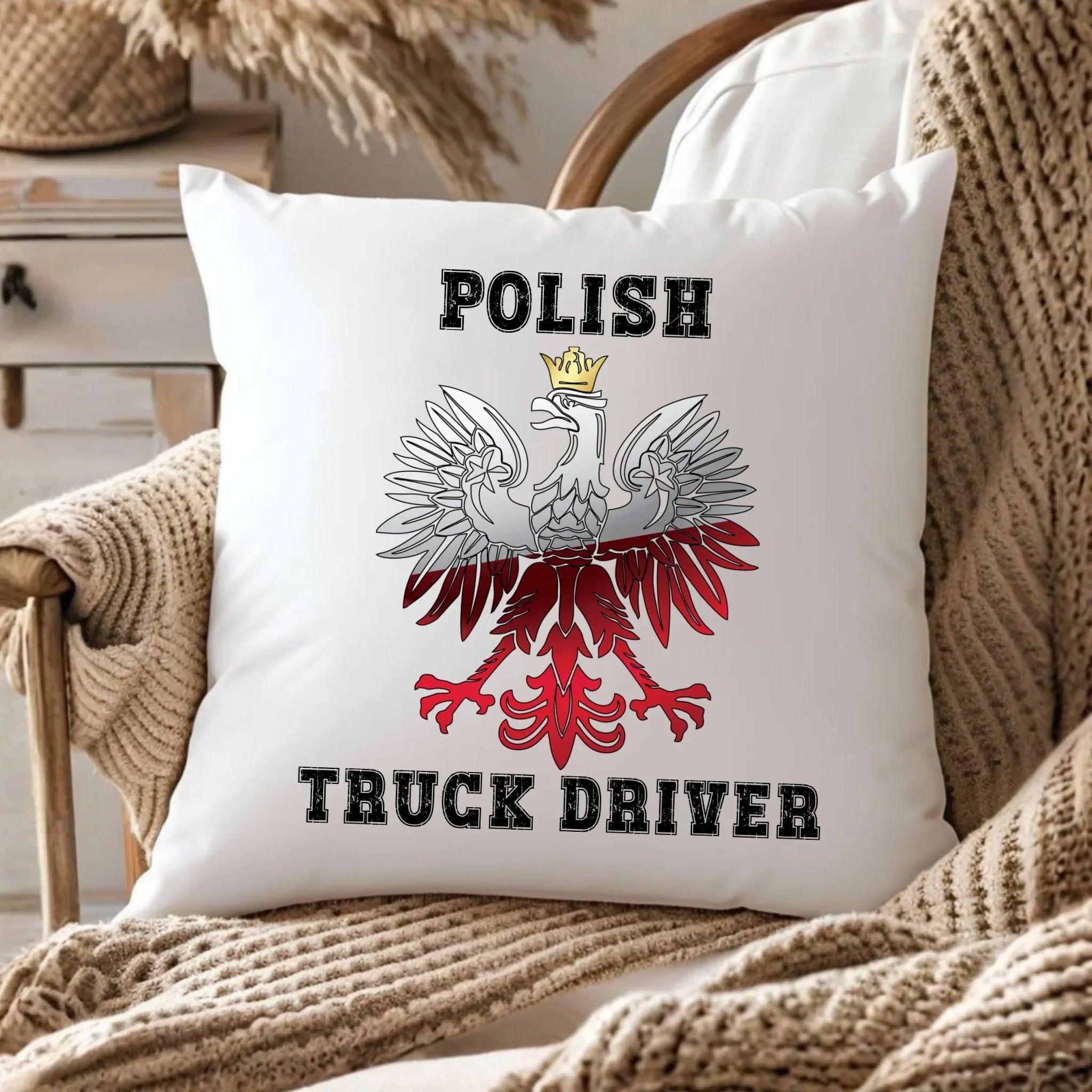 Polish Truck Driver | Poduszka dla kierowcy tira ZKT06 - StoryCups.pl