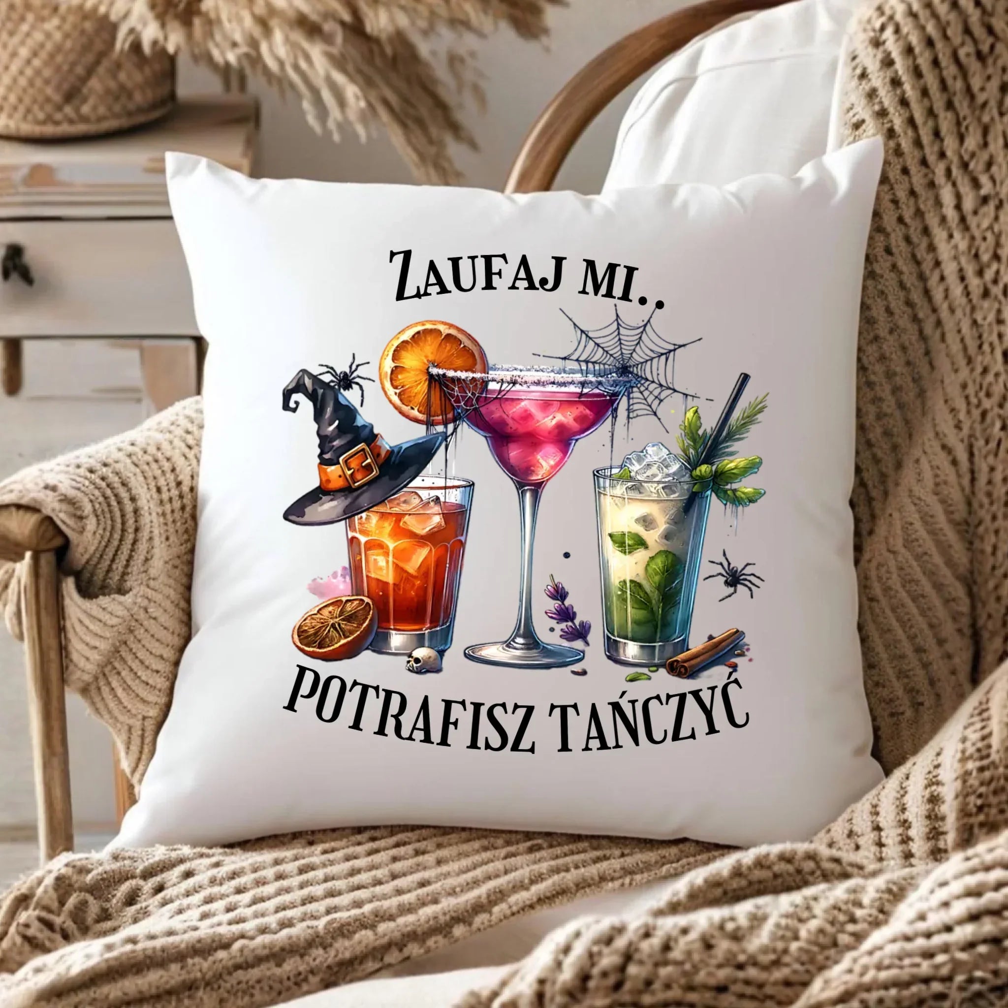Poduszka na Halloween - Zaufaj mi potrafisz tańczyć HL26 - StoryCups.pl