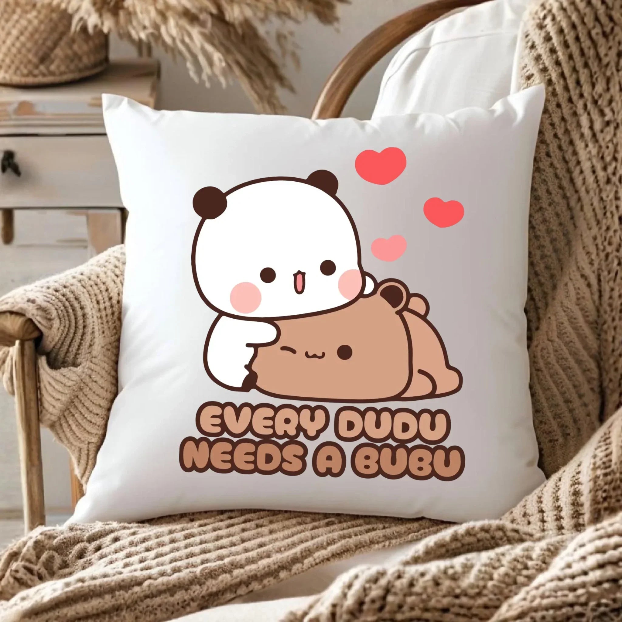 Poduszka dla par - Every Dudu needs a Bubu W32 - StoryCups.pl
