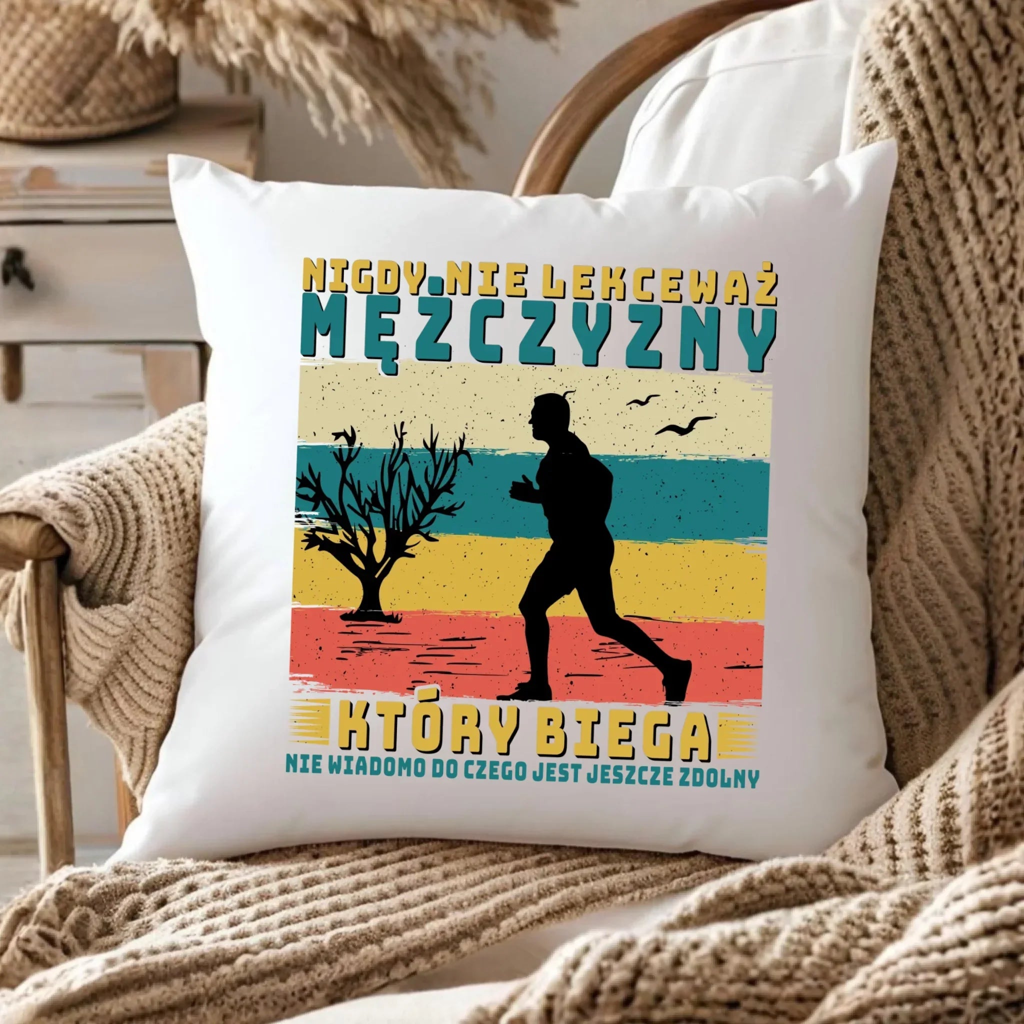 Poduszka dla biegacza - Nigdy nie lekceważ HB03 - StoryCups.pl