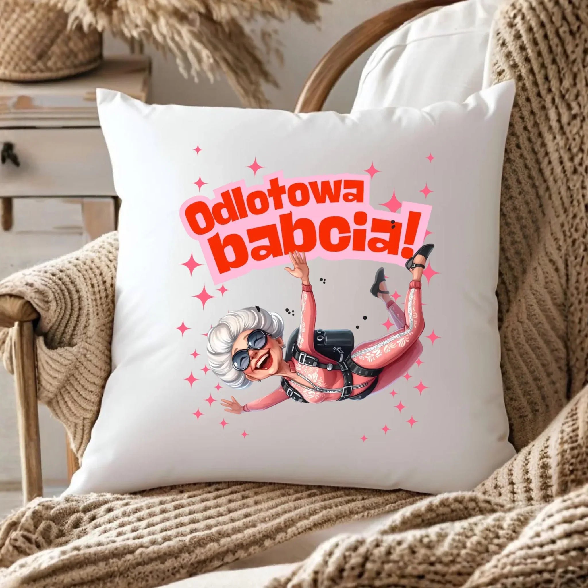 Poduszka dla babci - Odlotowa babcia B28 - StoryCups.pl