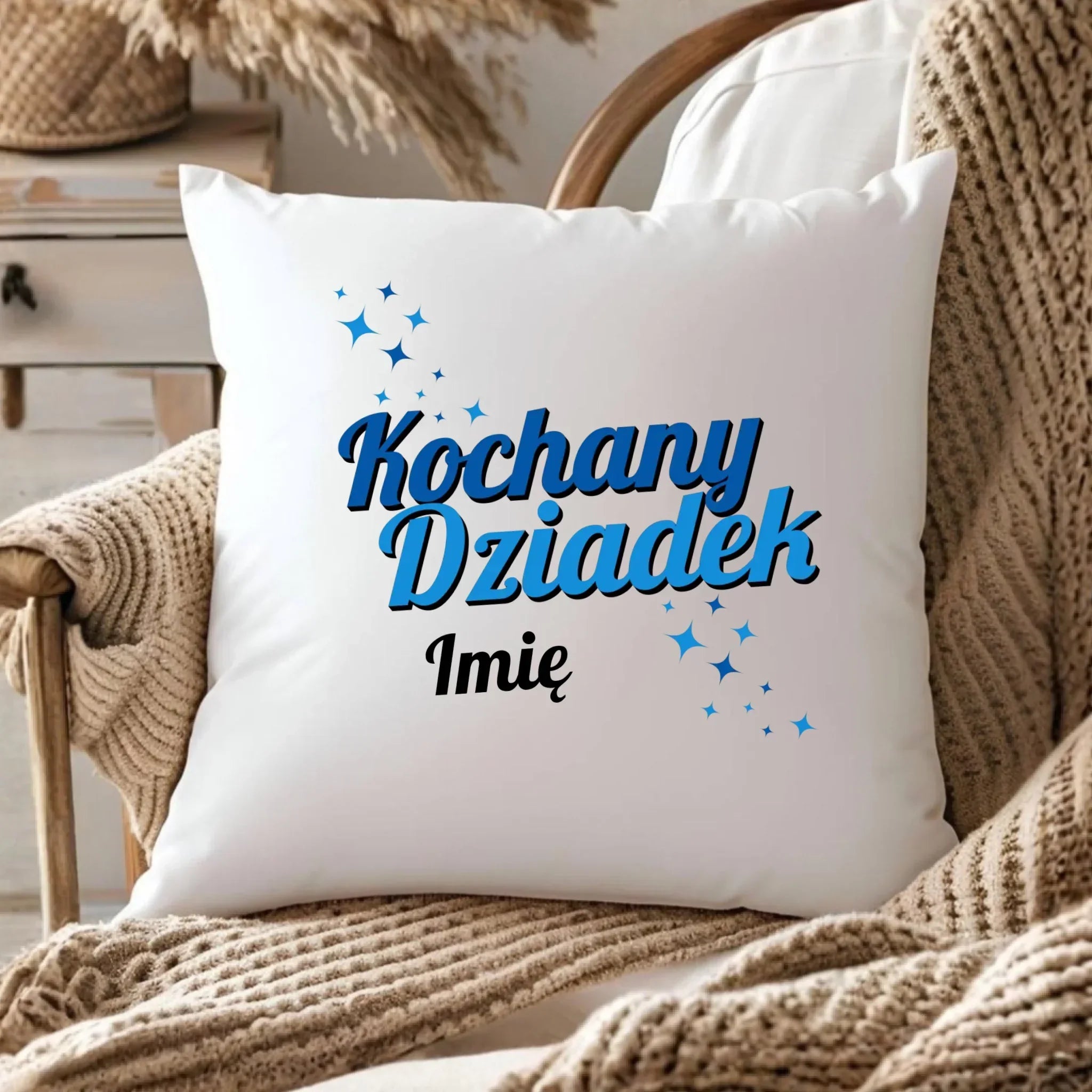 Poduszka dla dziadka - Kochany Dziadek - personalizowana D05 - StoryCups.pl
