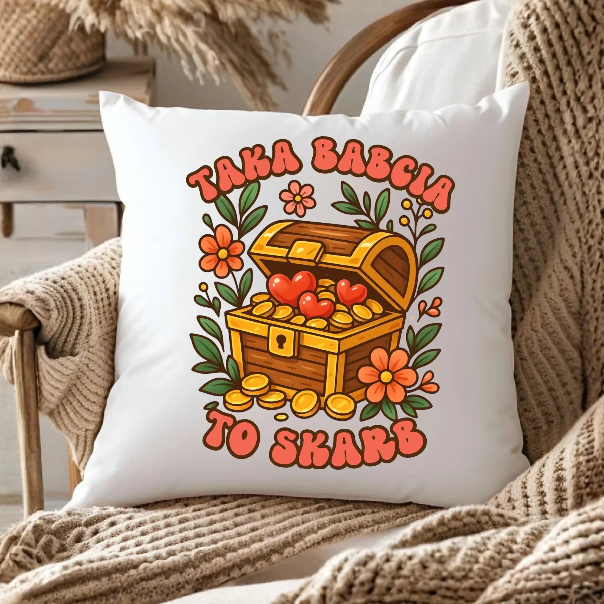 Poduszka dla babci - Taka Babcia to skarb B19 - StoryCups.pl