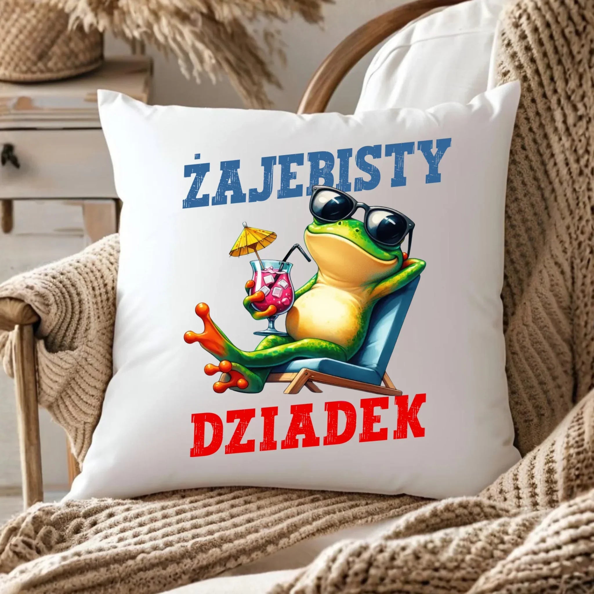 Poduszka dla dziadka - Żajebisty dziadek D27 - StoryCups.pl