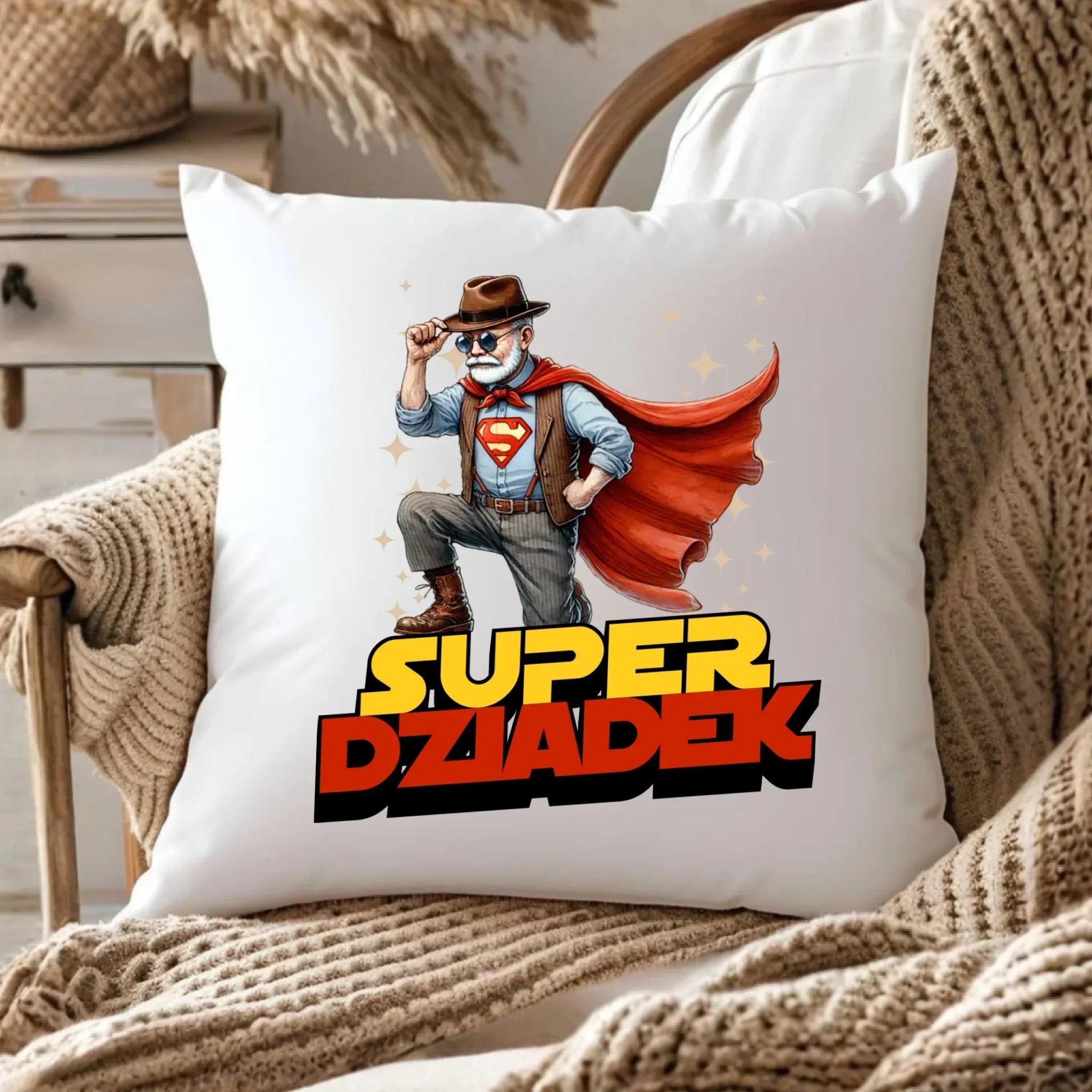 Poduszka dla dziadka - Super Dziadek D29 - StoryCups.pl