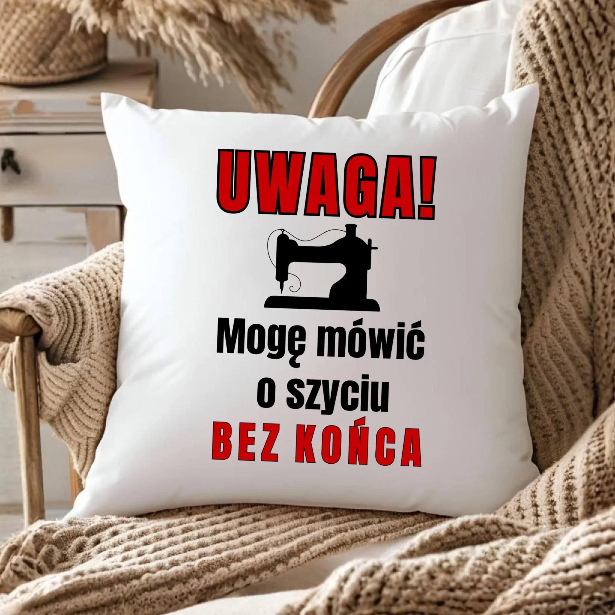 Poduszka szyciowa dla krawcowej - Mówić o szyciu bez końca HS19 - StoryCups.pl