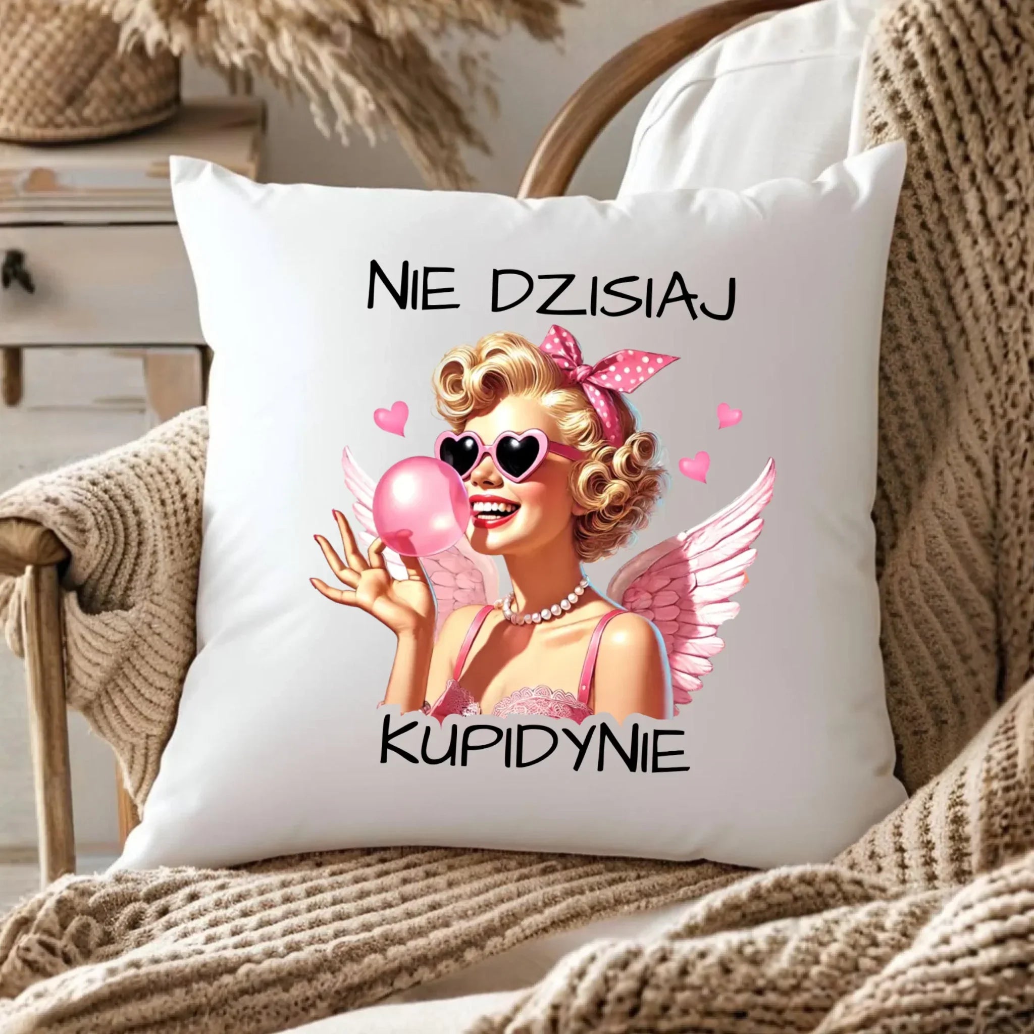 Poduszka na Walentynki dla singielki - Nie dzisiaj W18 - StoryCups.pl