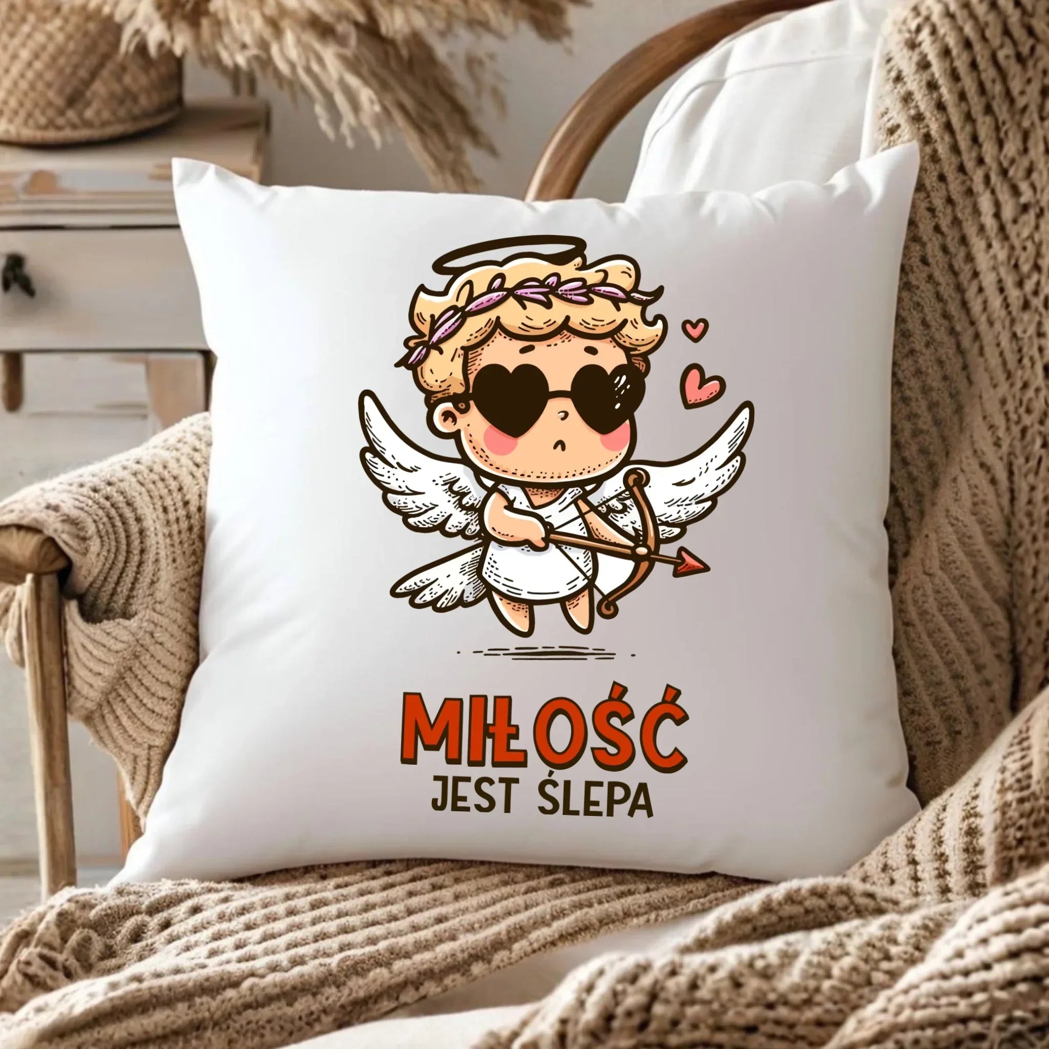 Poduszka - Miłość jest ślepa W48 - StoryCups.pl