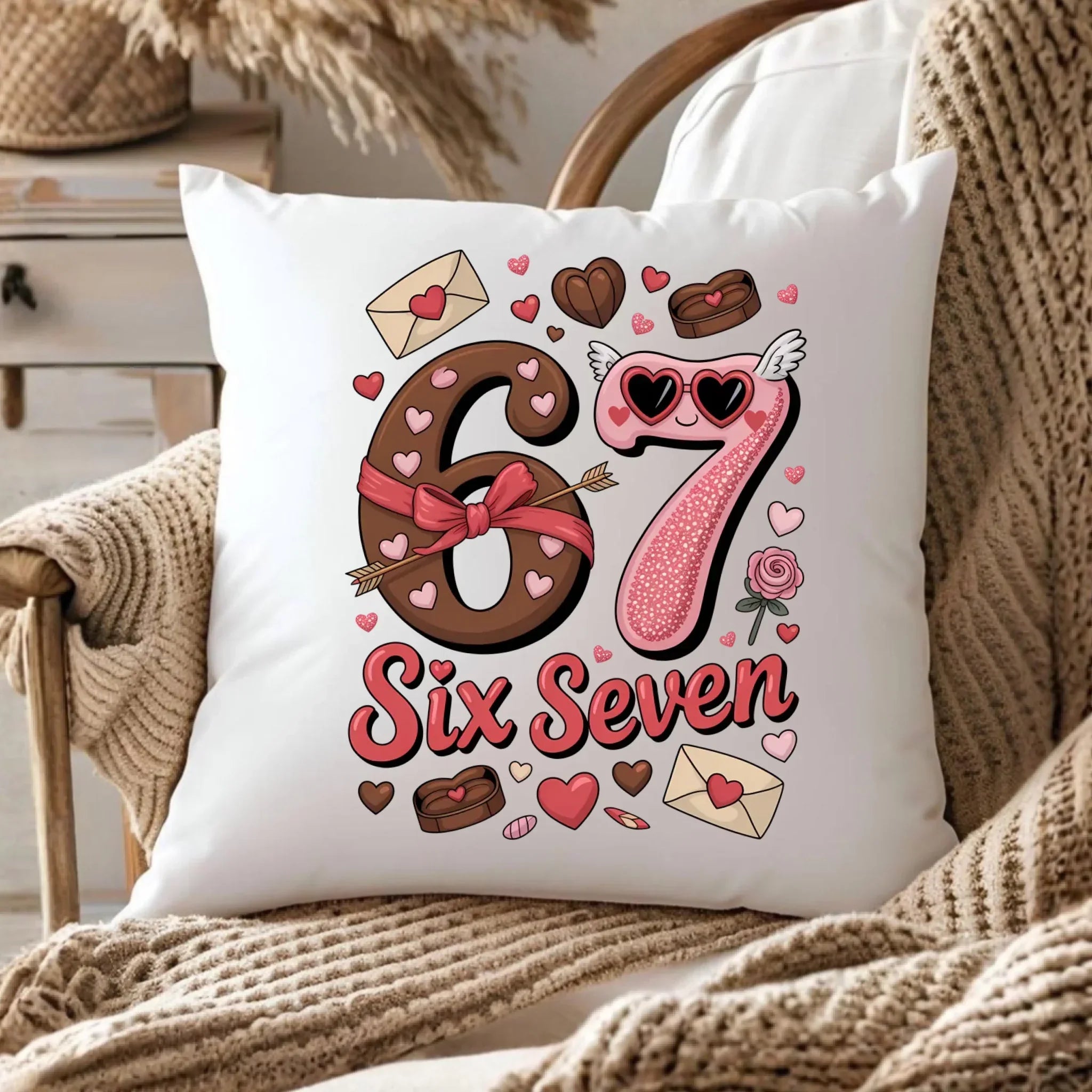 Poduszka - Miłość Six Seven 67 W72 - StoryCups.pl