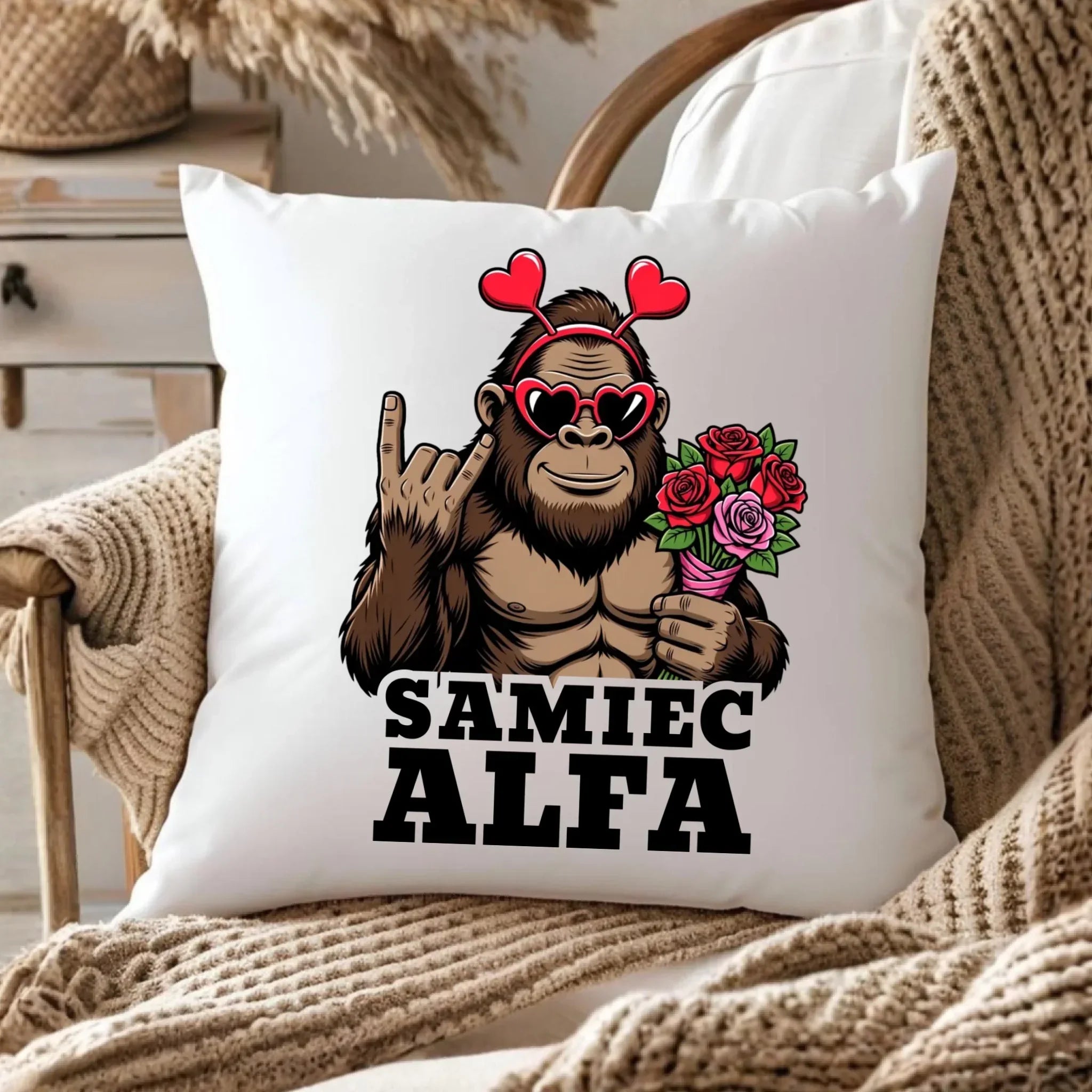 Poduszka dla faceta - Samiec Alfa W74 - StoryCups.pl
