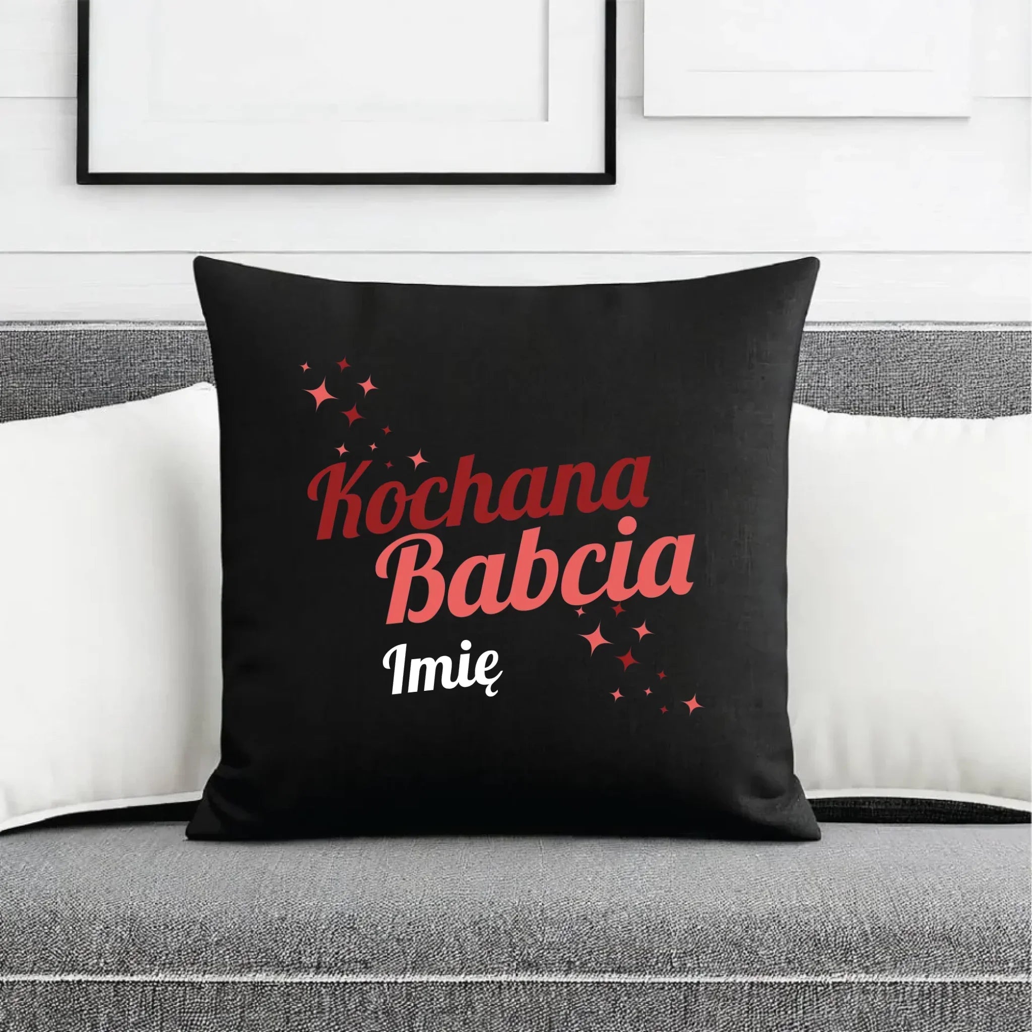 Poduszka dekoracyjna dla babci - Kochana Babcia - personalizowana B05 - StoryCups.pl