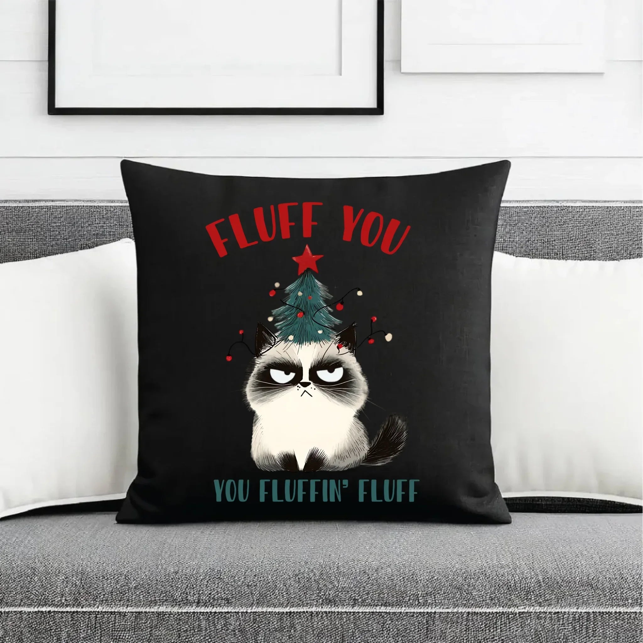 Poduszka dekoracyjna świąteczna - Fluff You BN10 - StoryCups.pl