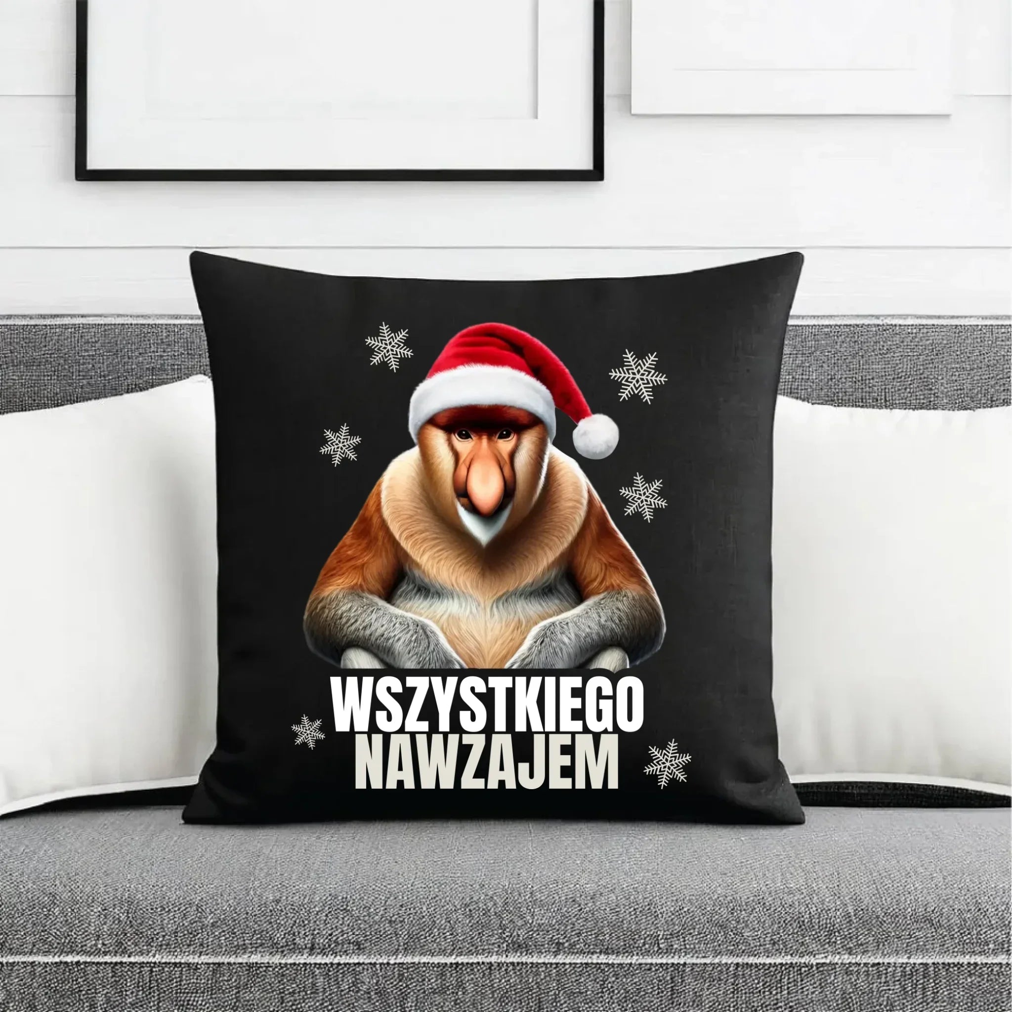 Poduszka dekoracyjna świąteczna - Janusz Nosacz - Nawzajem BN110 - StoryCups.pl