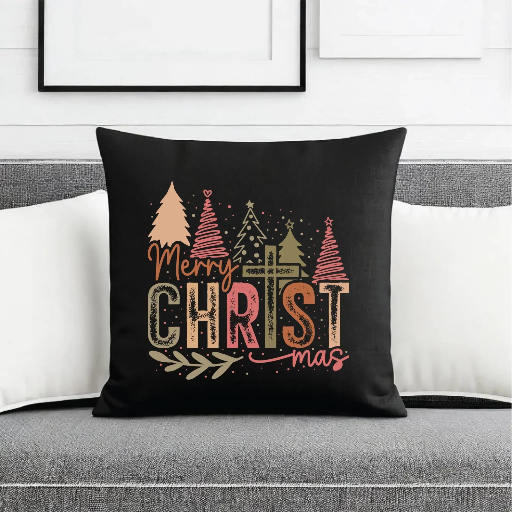 Poduszka dekoracyjna świąteczna - Merry Christmas BN01 - StoryCups.pl