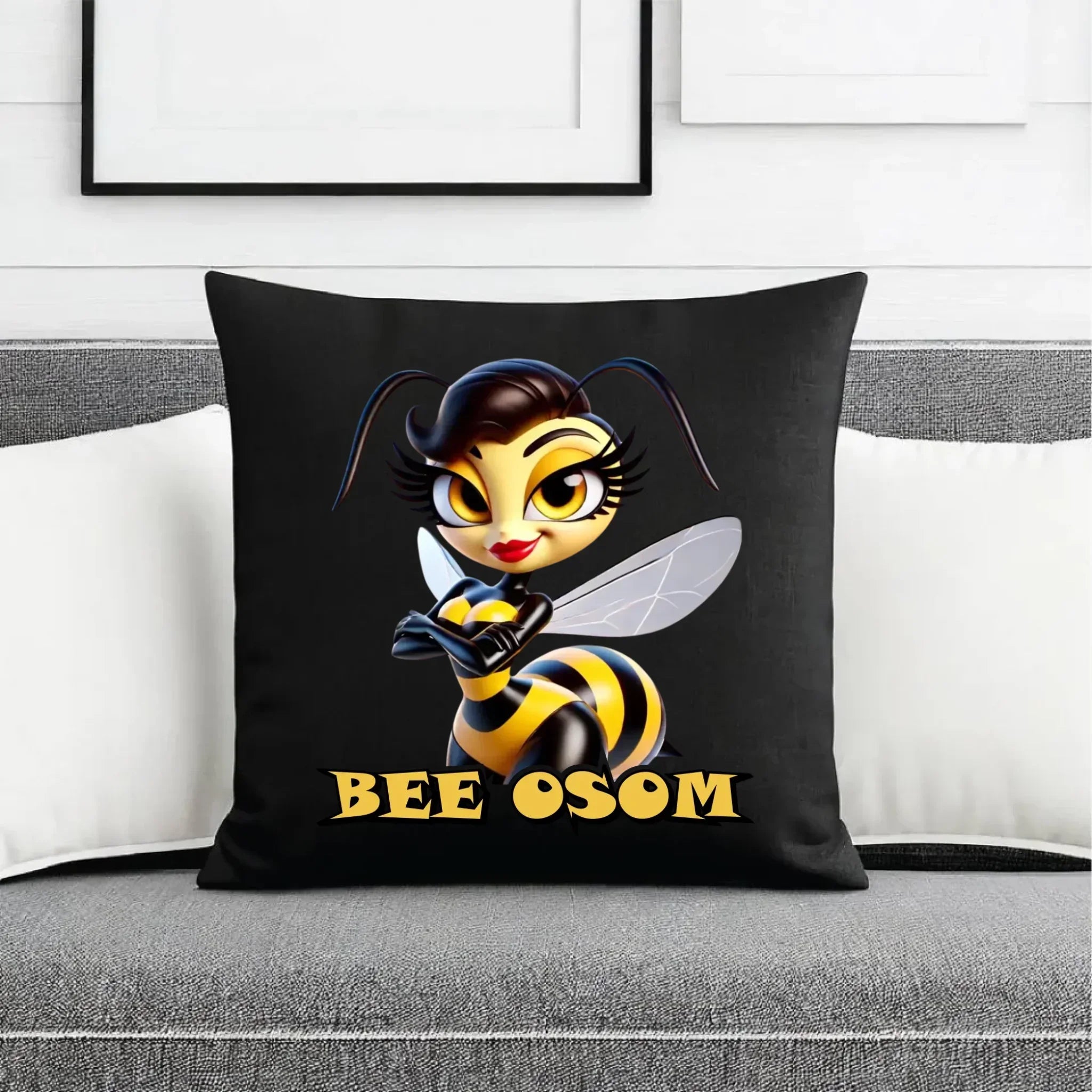 Poduszka dekoracyjna - Bee Osom - Jestem niesamowita DZ11 - StoryCups.pl