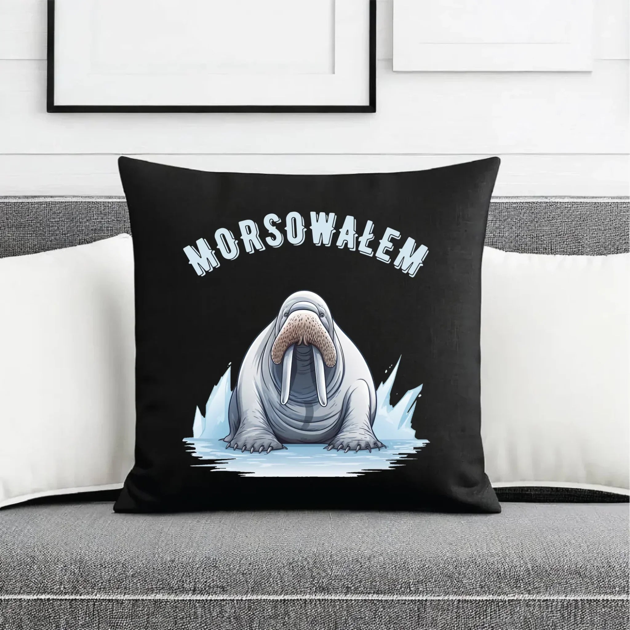 Poduszka dekoracyjna dla morsa - Morsowałem HM01 - StoryCups.pl