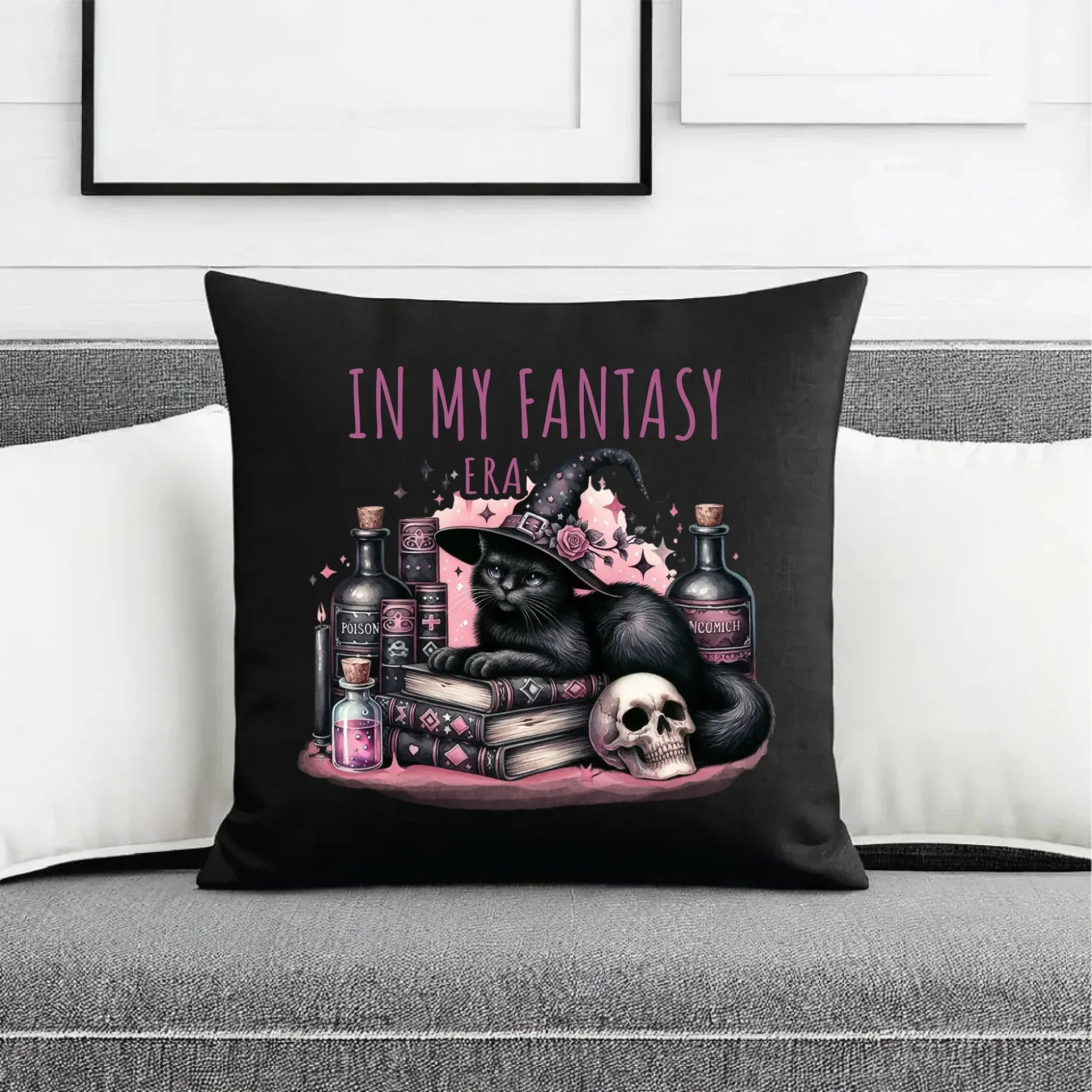 Poduszka dekoracyjna na Halloween - In my fantasy era HL04 - StoryCups.pl