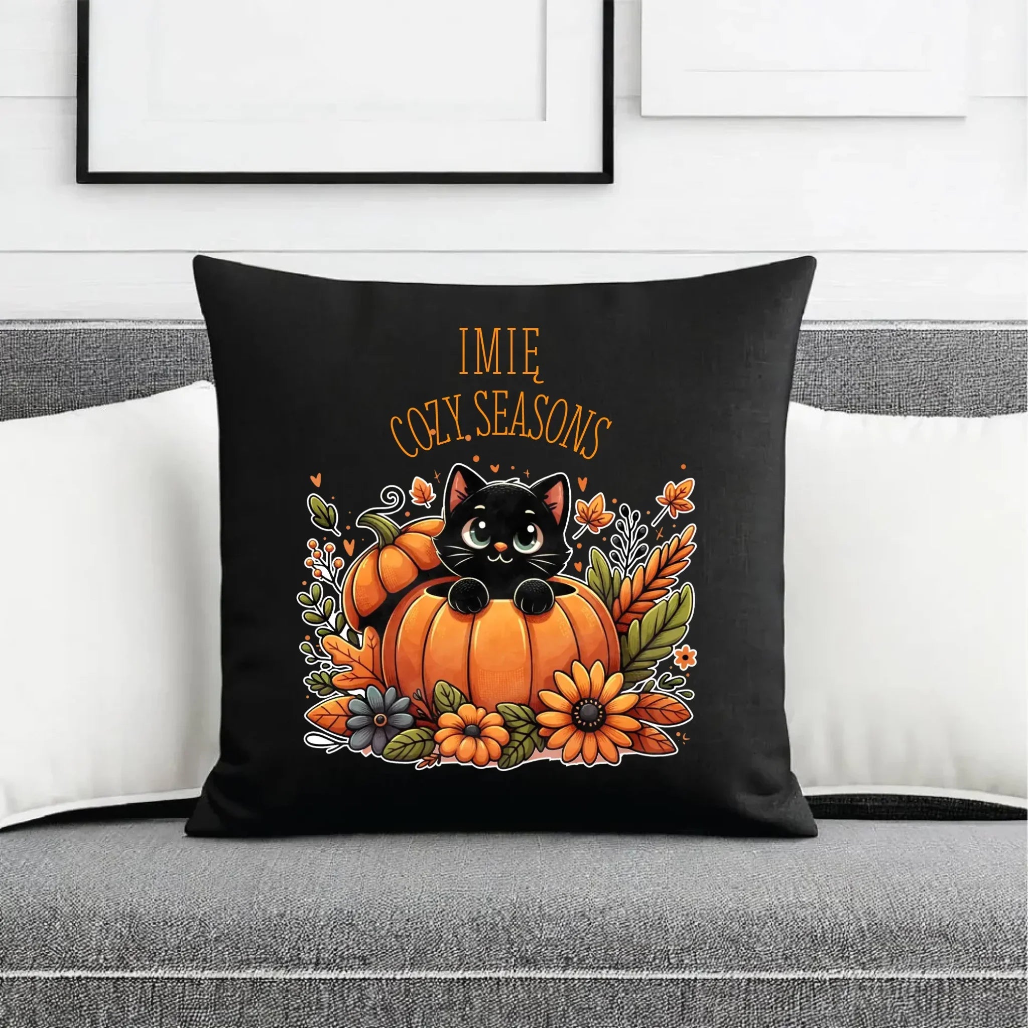 Poduszka dekoracyjna - Cozy Seasons - personalizowana JS01 - StoryCups.pl