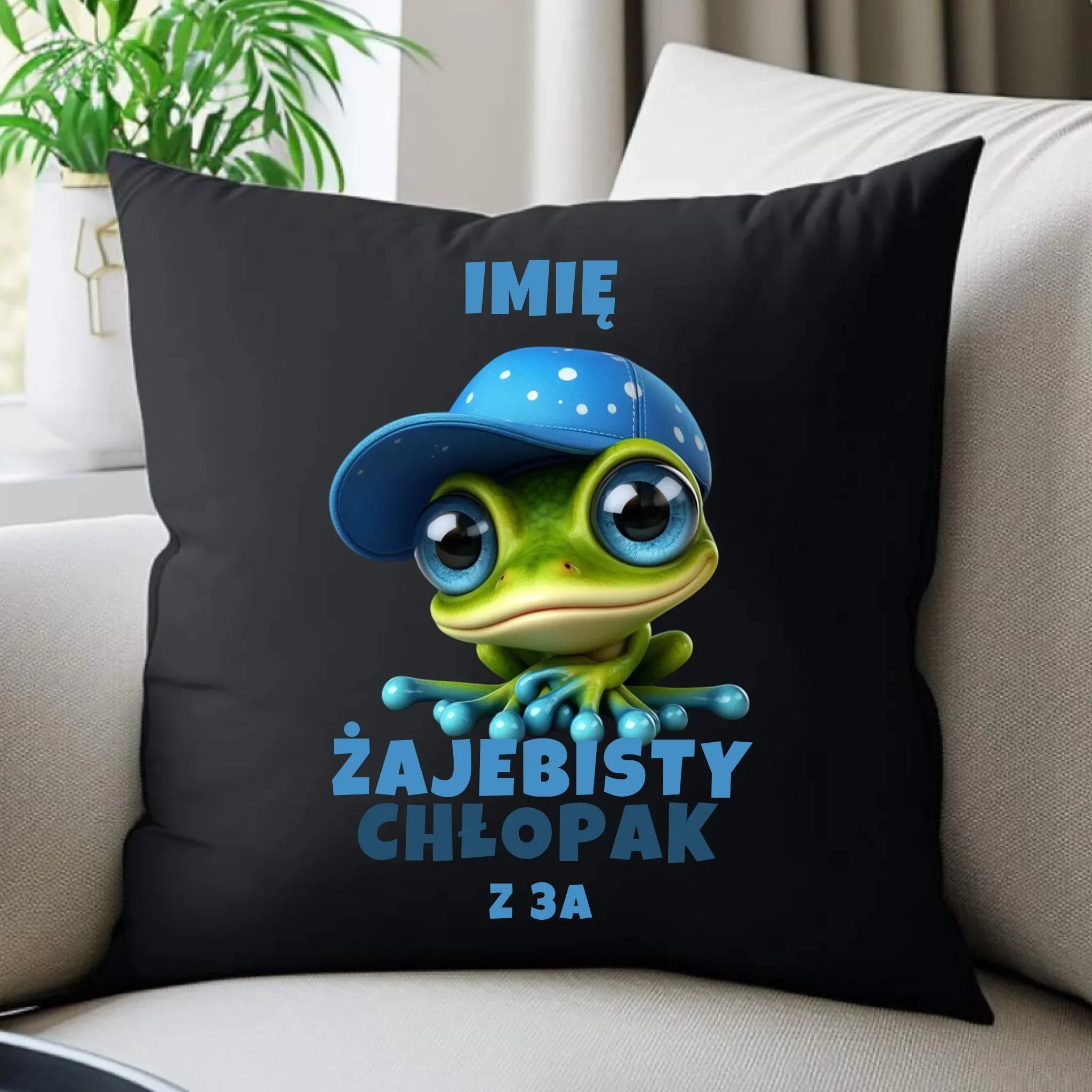 Poduszka dekoracyjna - Żajebisty Chłopak - personalizowana DCH01 - StoryCups.pl