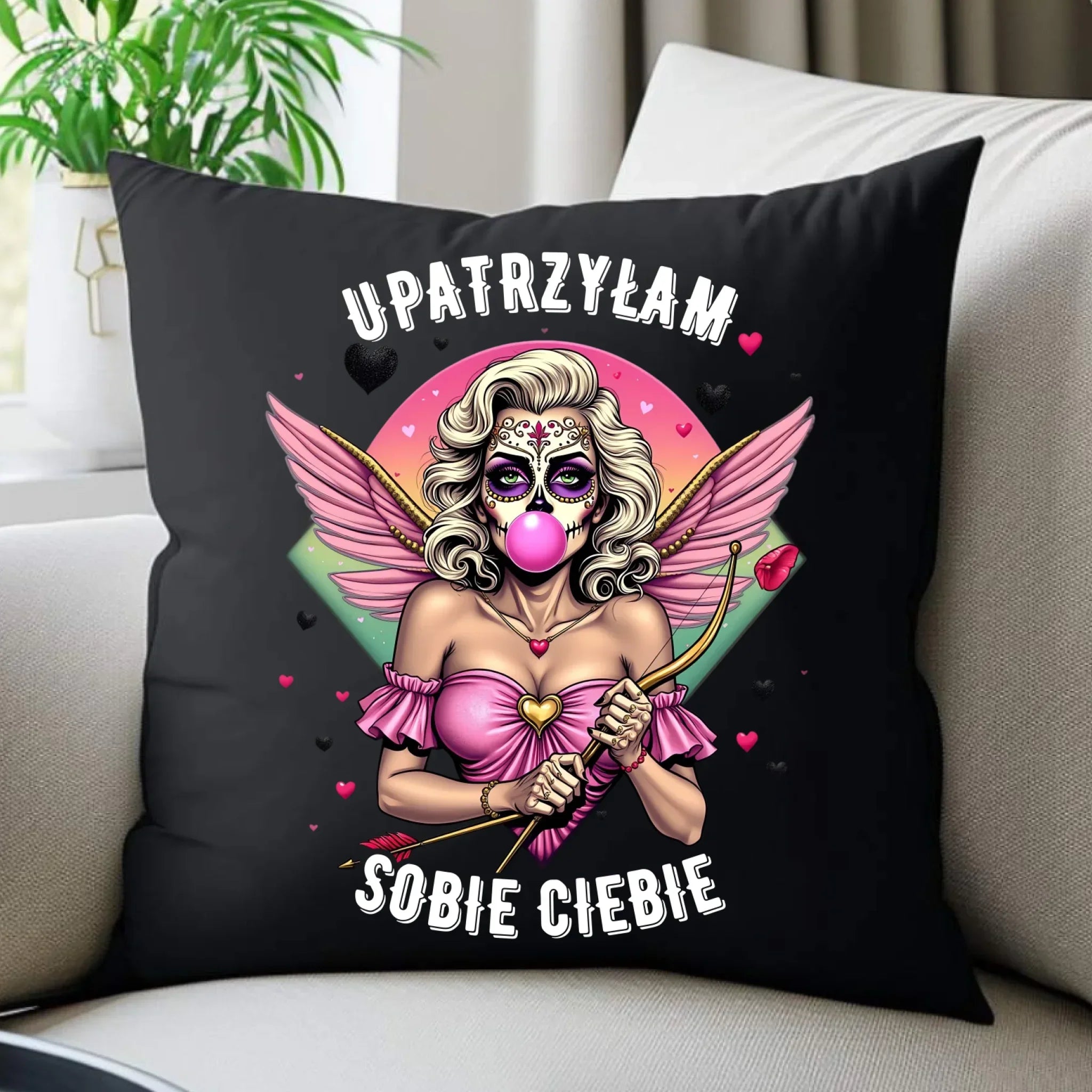 Poduszka dekoracyjna - Upatrzyłam sobie Ciebie W47 - StoryCups.pl