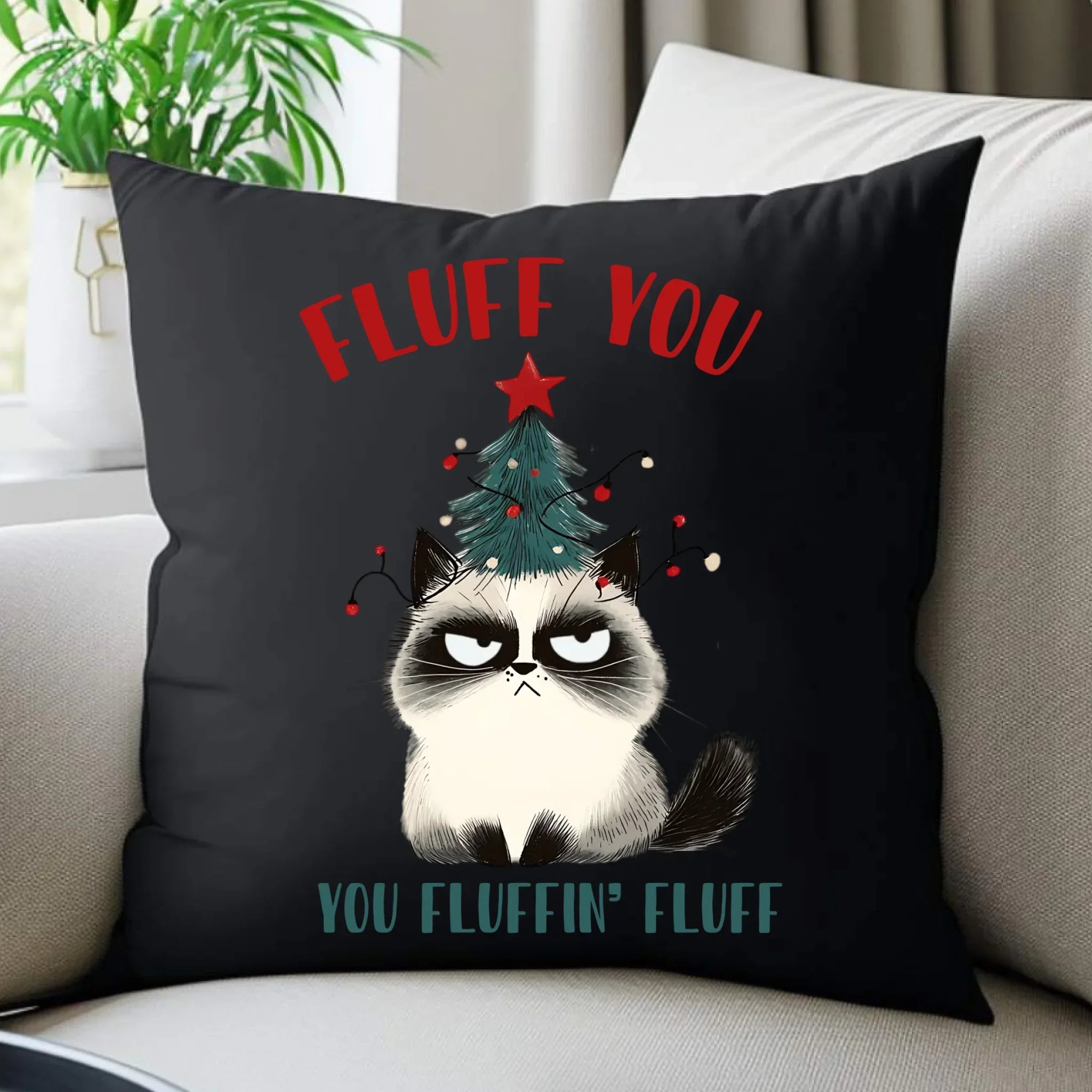 Poduszka dekoracyjna świąteczna - Fluff You BN10 - StoryCups.pl