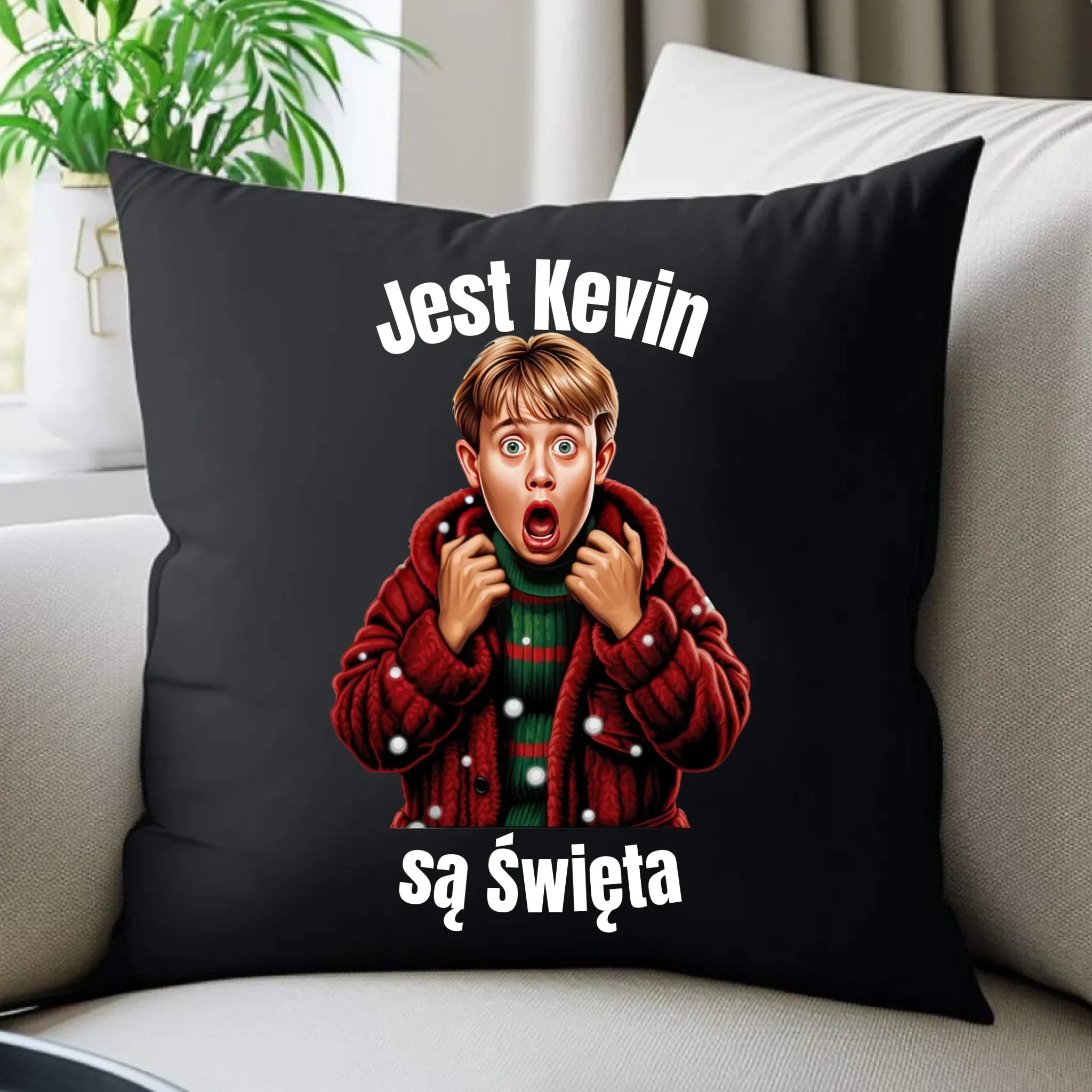 Poduszka dekoracyjna świąteczna - Jest Kevin są święta BN27 - StoryCups.pl