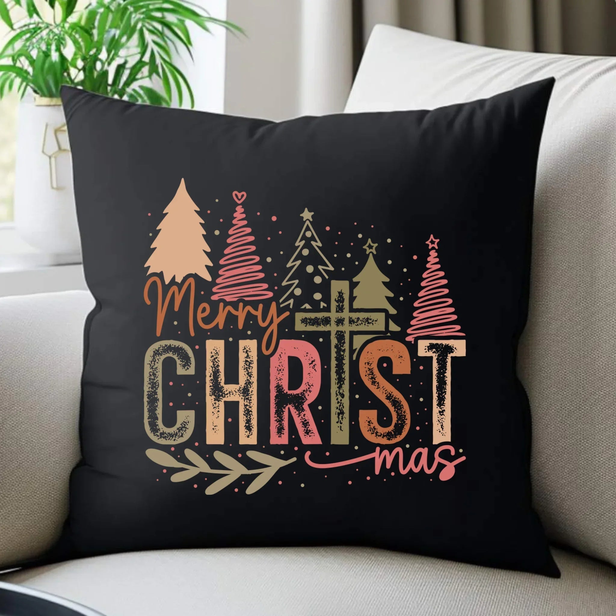 Poduszka dekoracyjna świąteczna - Merry Christmas BN01 - StoryCups.pl