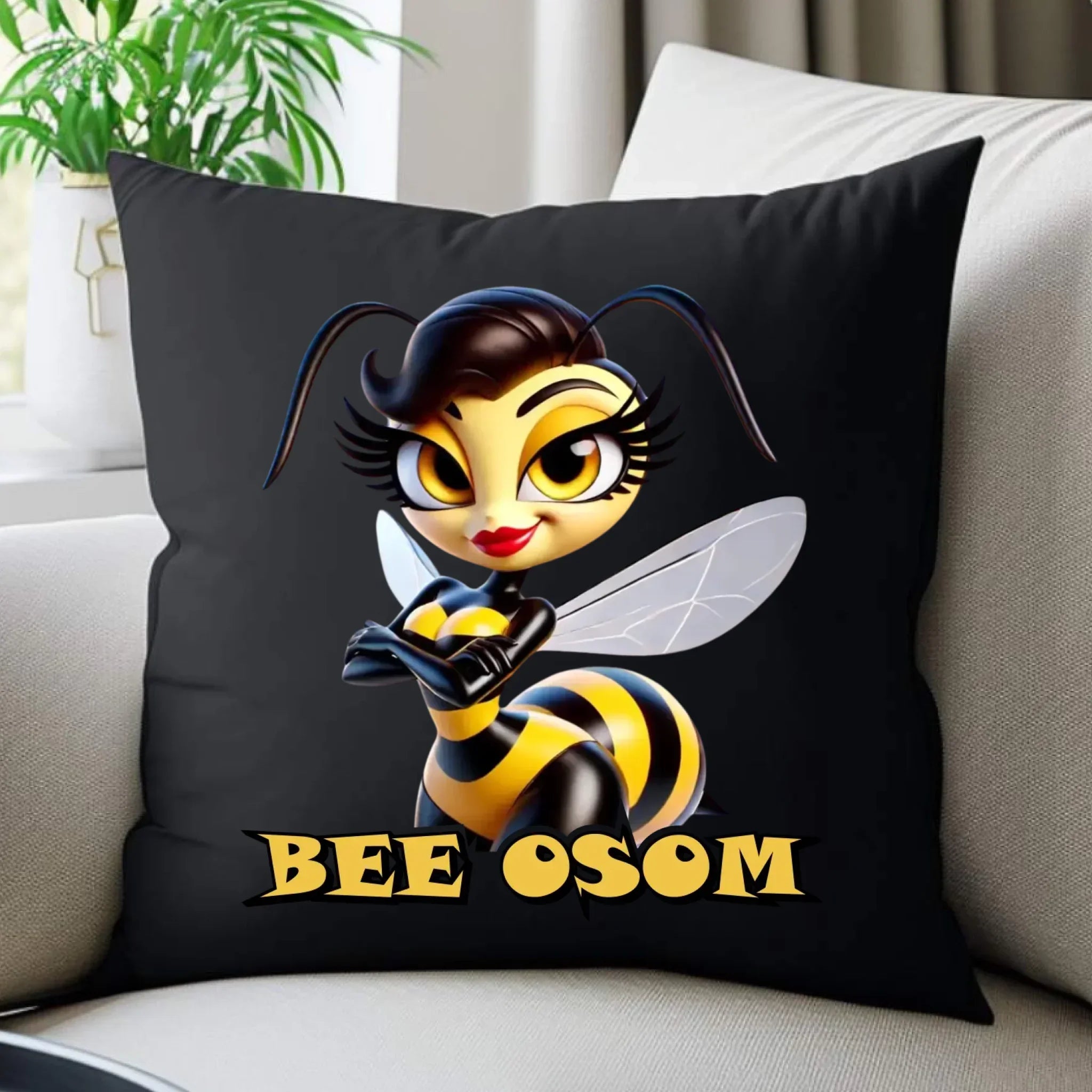 Poduszka dekoracyjna - Bee Osom - Jestem niesamowita DZ11 - StoryCups.pl
