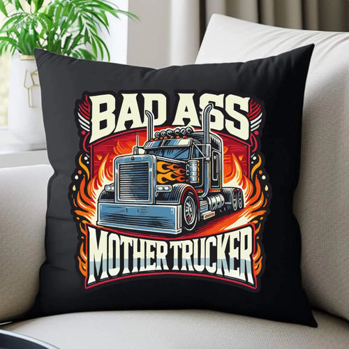 Badass Mother Trucker | Poduszka dekoracyjna dla kierowcy tira ZKT04