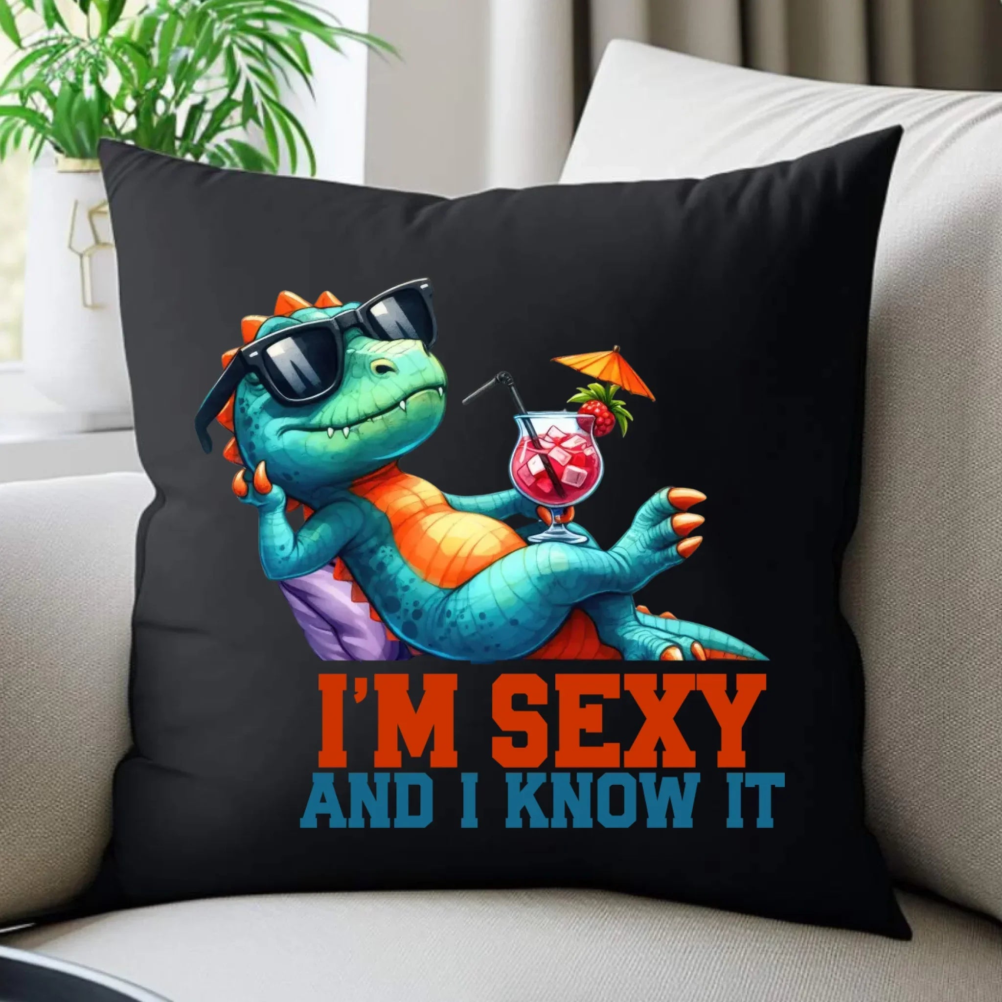 Poduszka dekoracyjna - prezent dla chłopaka - I'm sexy - śmieszny nadruk DCH28 - StoryCups.pl